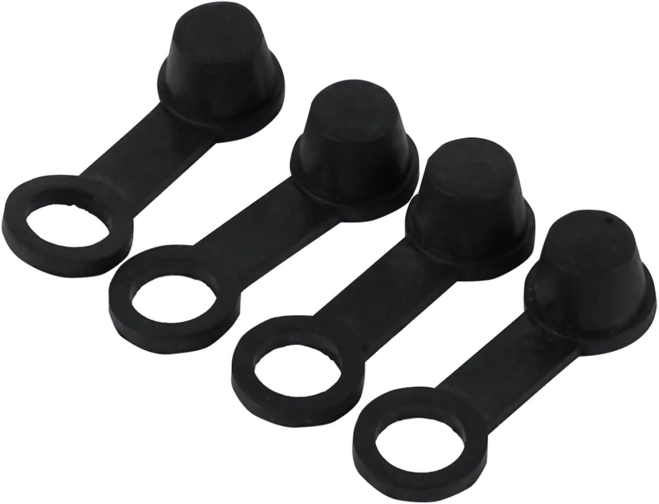 Motorbike Sturdy Brake Bleed Nipple Cap Dust Cover, Pack of 4, Fits 8Mm Screws on Cars and Motorcycles image number 3