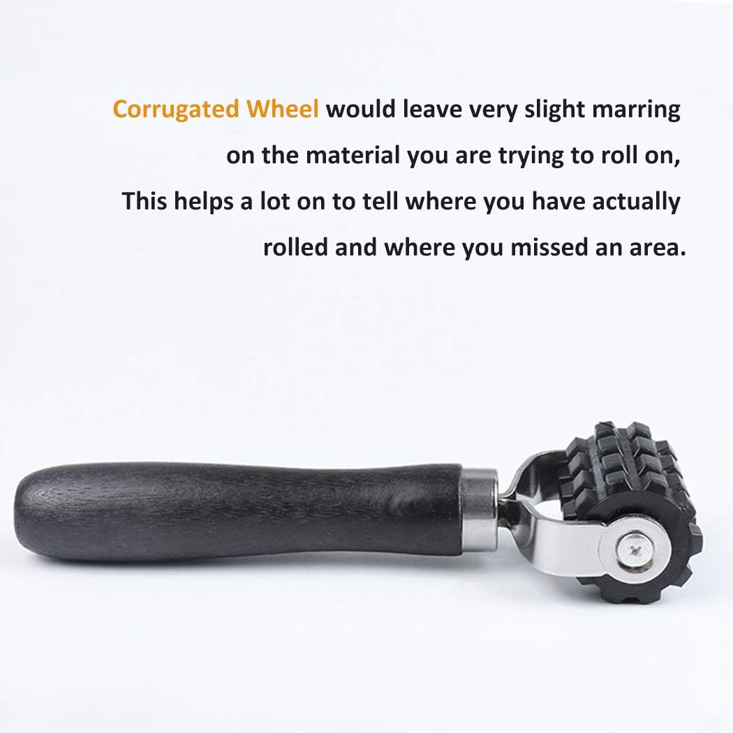 Car Sound Deadening Roller Wood Noise Insulation Application Tool, Heat Abatement Mat Wallpaper Application PU Smoothing Tool, Auto Noise Roller Seam Roller Rolling Wheel Interior Accessories image number 2