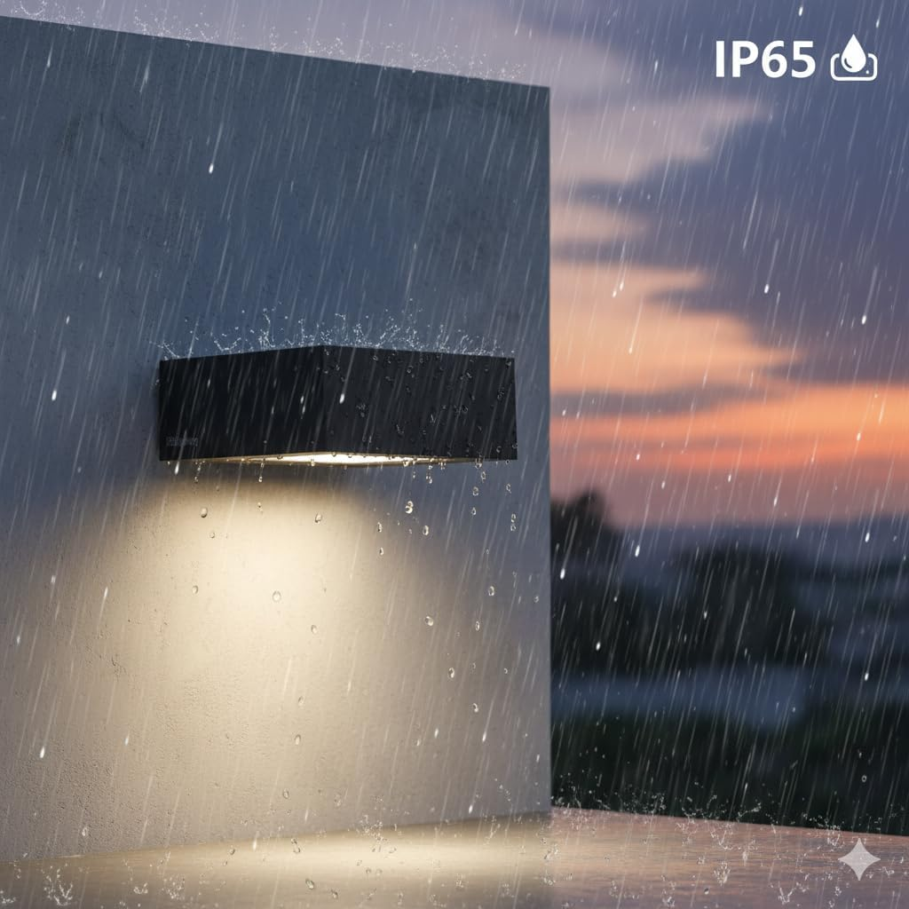 M Ledme Black Bin 2W Solar LED Wall Light Outdoor Light with Motion Sensor and Twilight IP65 Rated 4000K (Neutral), Fast Charge and 6-8 Hours Working Time image number 5