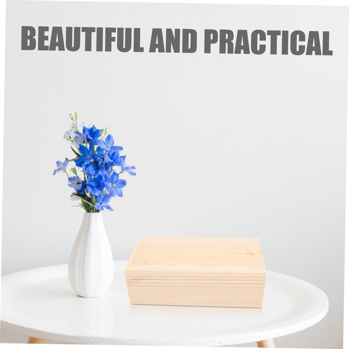 GARIOUANS 2Pcs Small Wooden Box Sliding Lid Pine Wood Pull Box Unfinished Storage for Crafts Project Home Decor image number 1