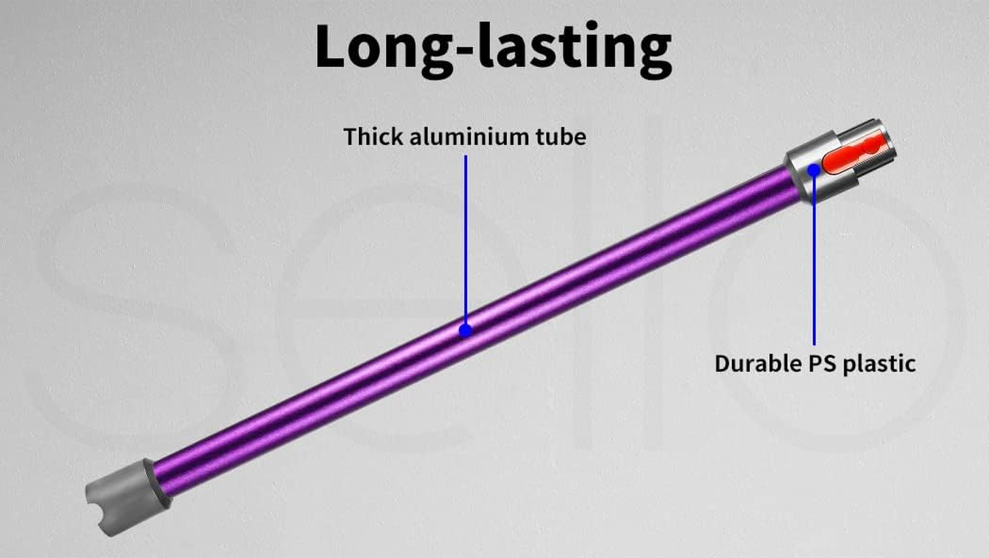 Dyson Wand Stick Extension Tube for V7 V8 V10 V11 V15 Vacuum Cleaner Replacement - Original Factory Standard, Perfect Fit, Long-Lasting Design(Purple) image number 3