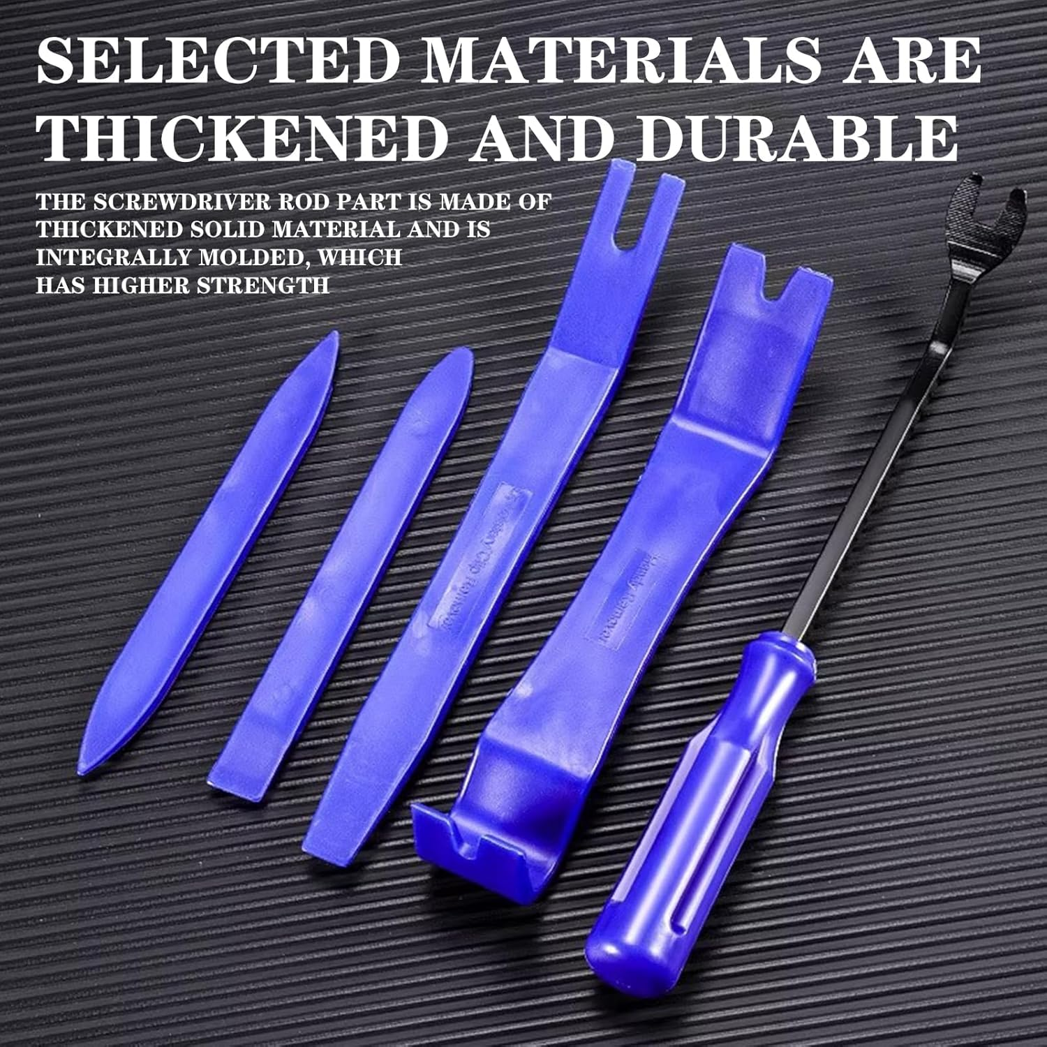 9-Piece Set for Easy Car Interior and Exterior Maintenance, Durable Nylon Material, Professional Trim Removal Tools Kit, Ergonomic Design for Effortless Use