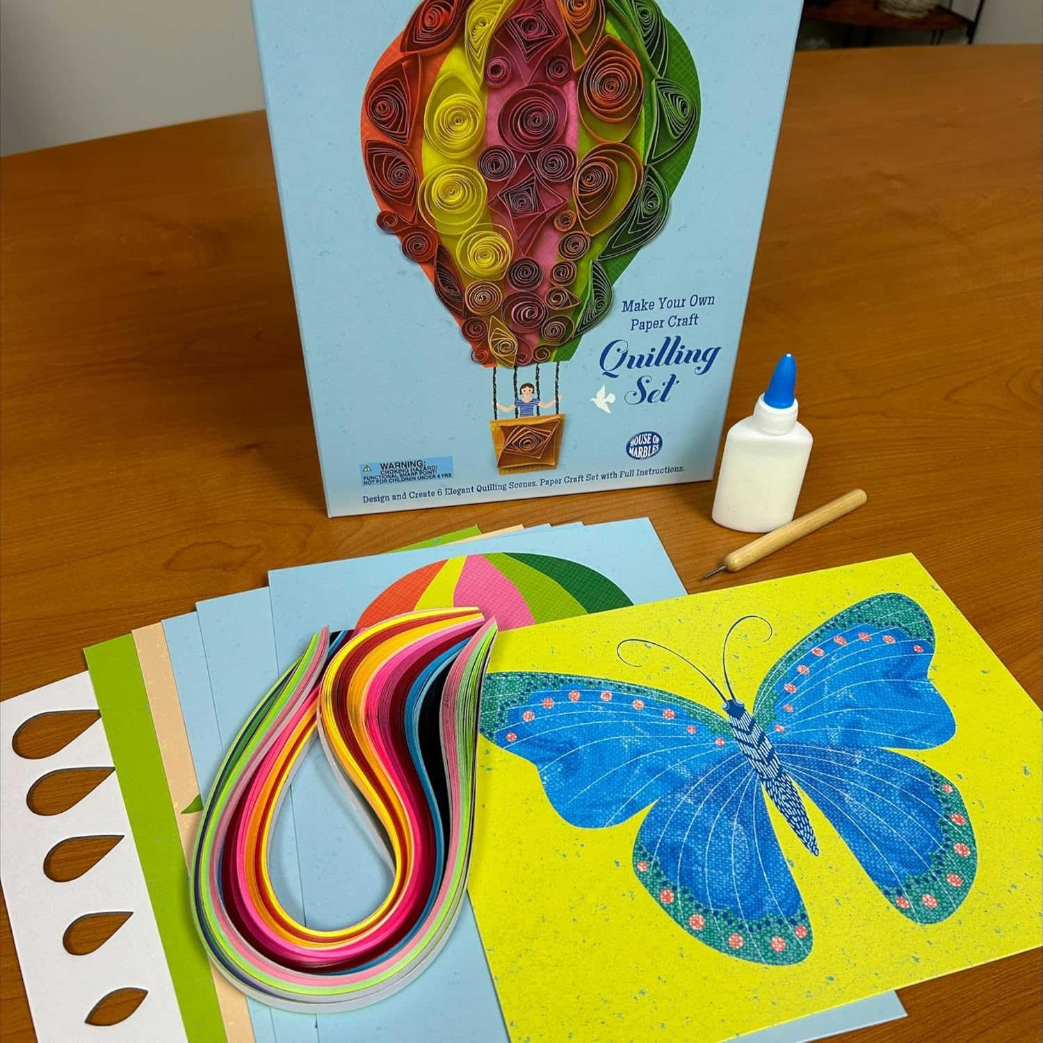 House of Marbles Mixed Designs Quilling Art Set image number 3