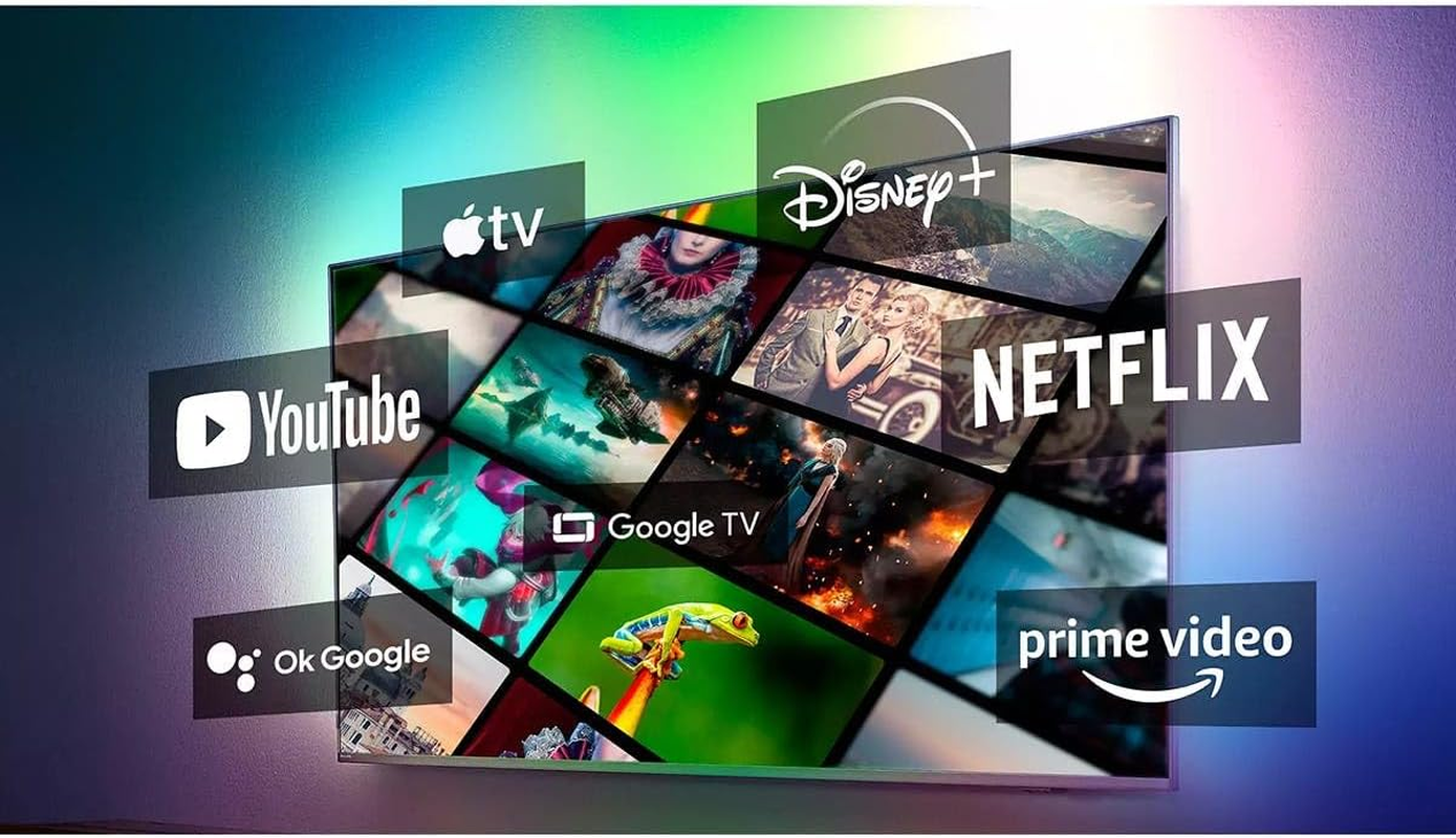 Philips 7100 Series 55 Inch 4K UHD LED Google Smart TV, Dolby Vision & Dolby Atmo, 55PUT7129/98 image number 5