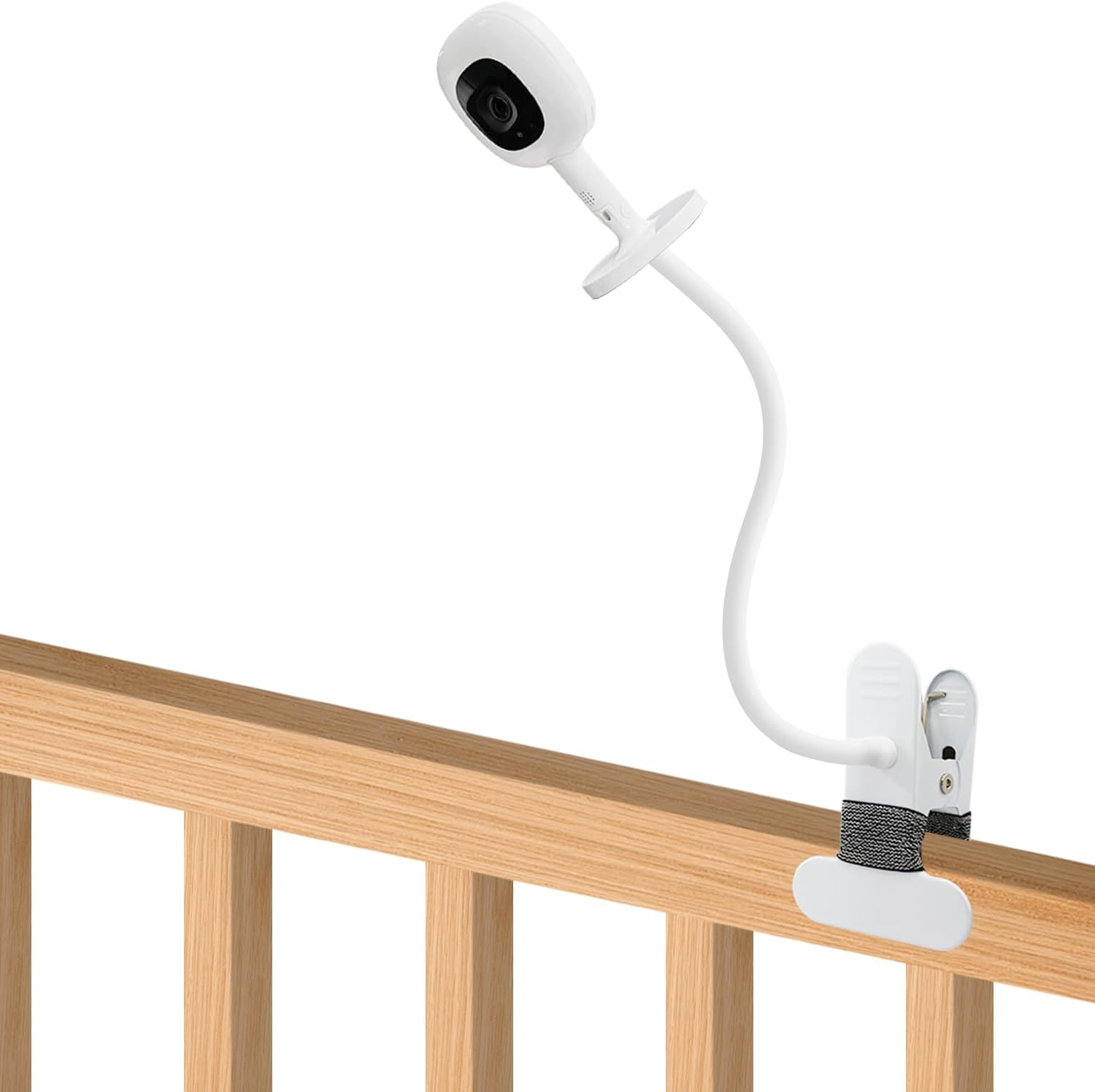 AOZTSUN Flexible Baby Monitor Mount, 15.7 Inches, Compatible with Nanit Pro Smart Baby Monitor, Long Gooseneck Arm, Camera Holder Stand, 1/4 Screw Mount image number 1