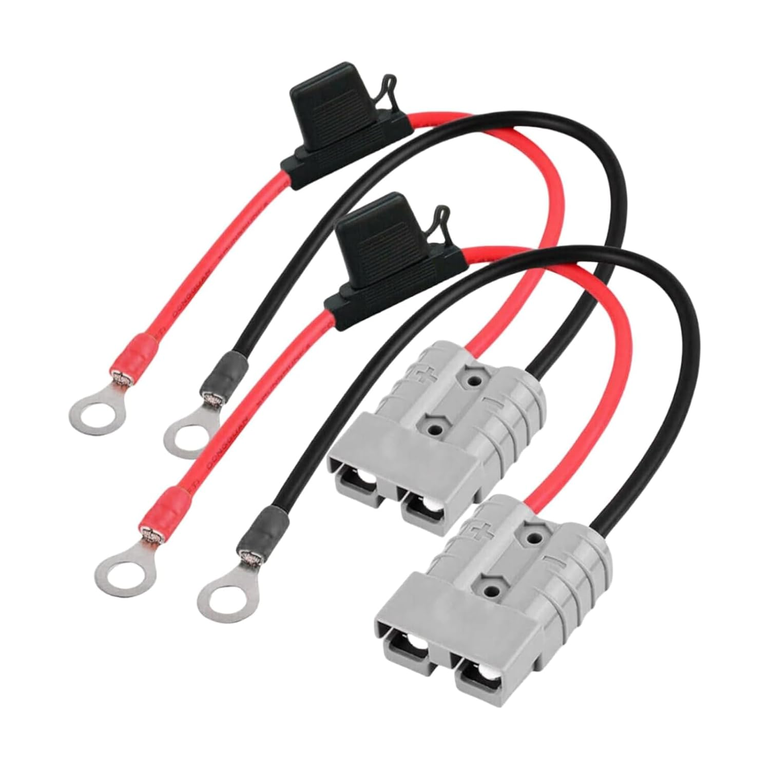 2Pcs Anderson Plug Connector ，Quick Connectors ，Anderson Plug Extension Cable,Lead 50Amp ，10 AWG 6Mm Automotive Cable for Car Battery,Automotive Accessories Battery Extension Cables(1Pcs) image number 4