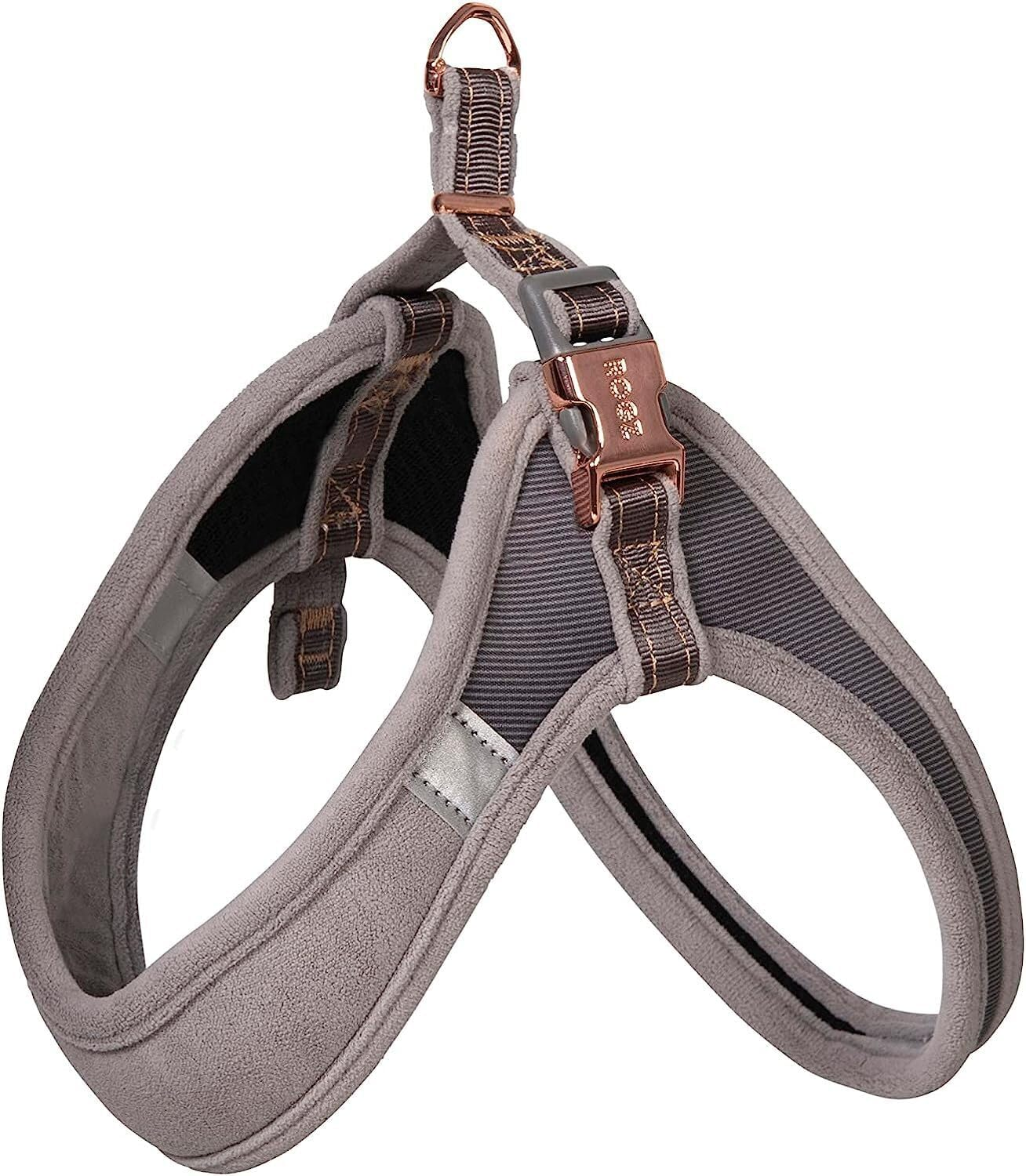 Rogz Classic Urban Adjustable Quick Fit Boomerang Dog Harness Grey Extra Small