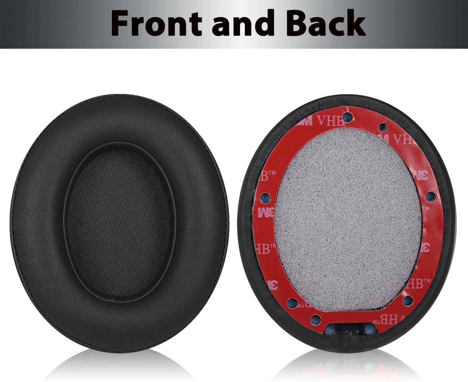 Studio3 Replacement Earpads Ear Pads Soft Protein Leather Cushion Cups Cover Compatible with by Dr.Dre Studio 2.0 Studio 3 B0500 B0501 Wired Wireless Over-Ear Headphones (Black)&hellip;