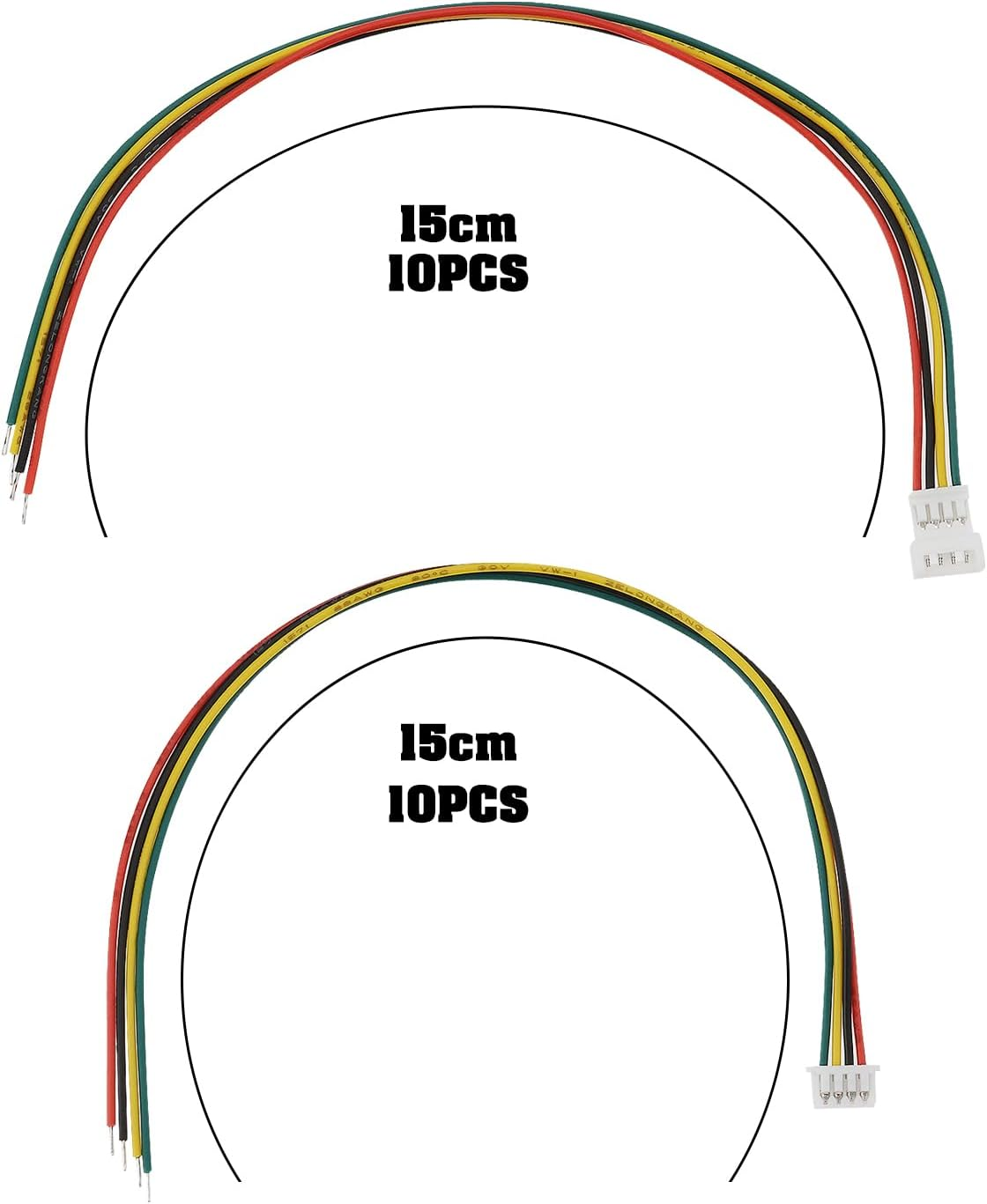 20Pcs 4Pin Mini Micro Plug and Socket 1.25Mm Mini Micro JST Connector Plug Compatible with Hornby X6113 DCC Pickup and Motor Connections 15Cm image number 5