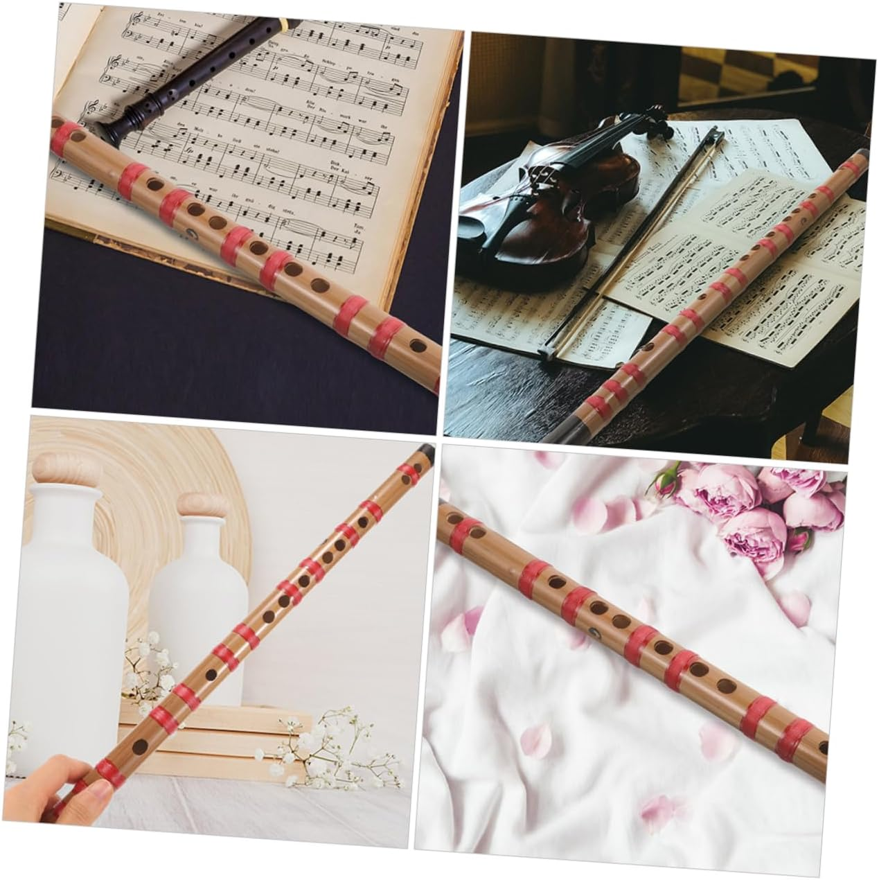 Traditional Chinese Bamboo Flute D Key Flute for Students Ethnic Musical Instrument for Beginner and Learning image number 5