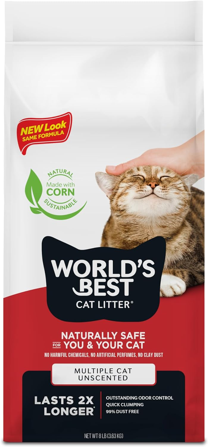 Worlds Best Multiple Cat Clumping Litter - 8 Lb. image number 2