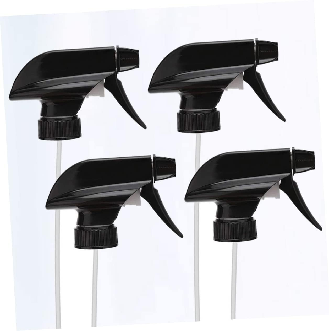 Adjustable 4Pcs Horticultural Watering Sprayer Nozzles 28-Thread Handheld Spray Gun Black, Garden Flower Nozzles Accessories for Indoor Outdoor Plant Watering image number 6