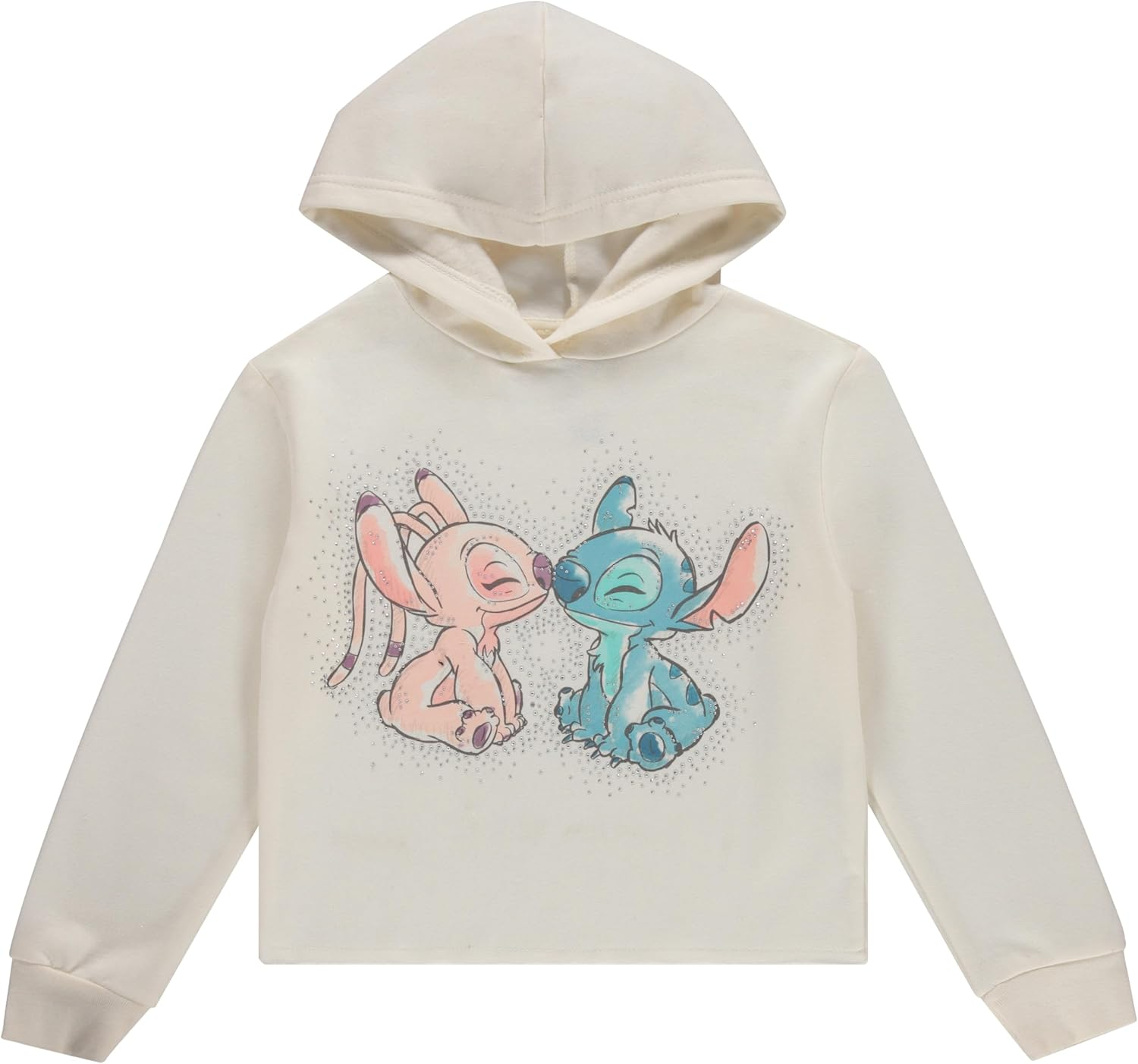 Disney Lilo & Stitch Girls Hoodie - Stitch Skimmer Pull over Hoodie- Little and Big Girl Sizes 4-16