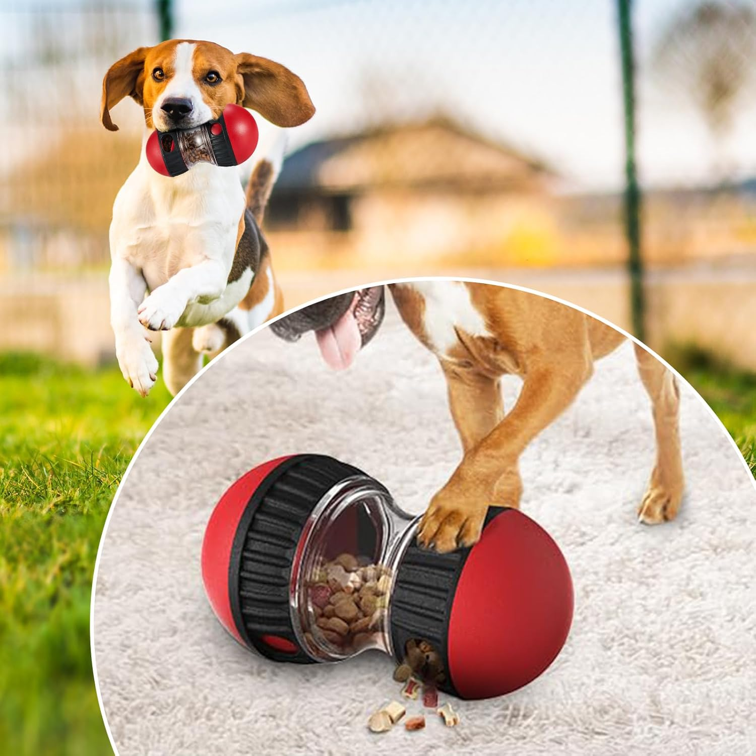 Velmoriah 2-Pack Dog Puzzle Toys, 2025 Upgraded Interactive Treat Dispensing Dog Toys Slow Feeder Pet Toys for Boredom, Mental Stimulation, Enrichment and Training, Fit for All Breeds image number 4