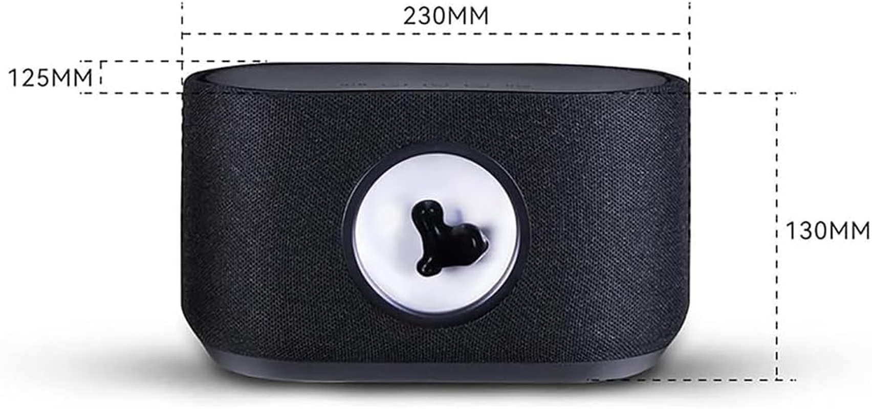 Magnetic Fluid Speaker, Magnetic Fluid Bluetooth Speaker Music Mate, 360&deg; Surround Sound Home Theater Audio System, Dancing Ferrofluid with Music Rhythm for Home Office Desktop Decor Gray - Black image number 6