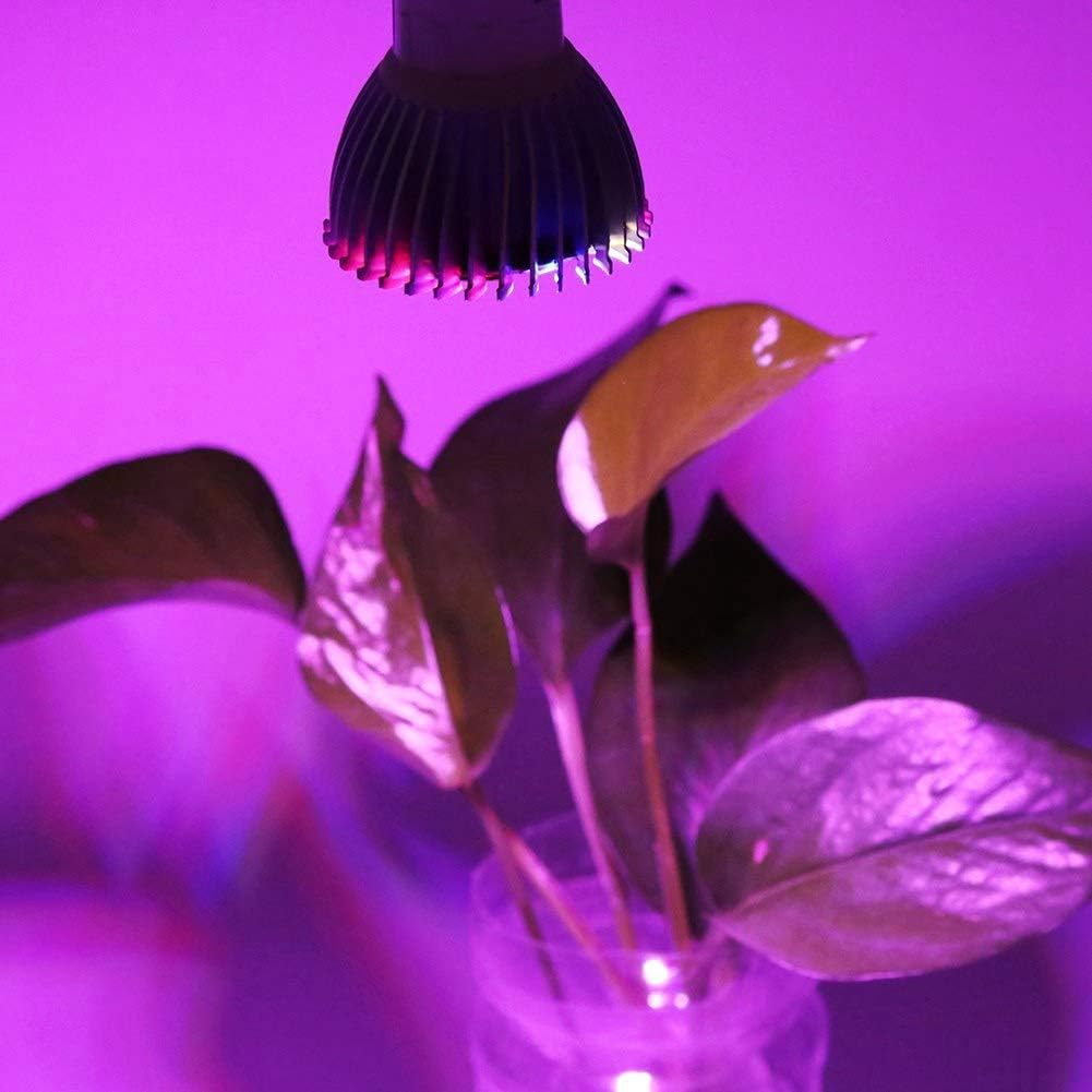 28W Plant Lamp, E14 Grow Light Bulb LED Indoor Plant Bulb Full Spectrum Grow Light - Indoor Grow Lamps Suitable for Bloom, Vegetables, Flowers (GU10)