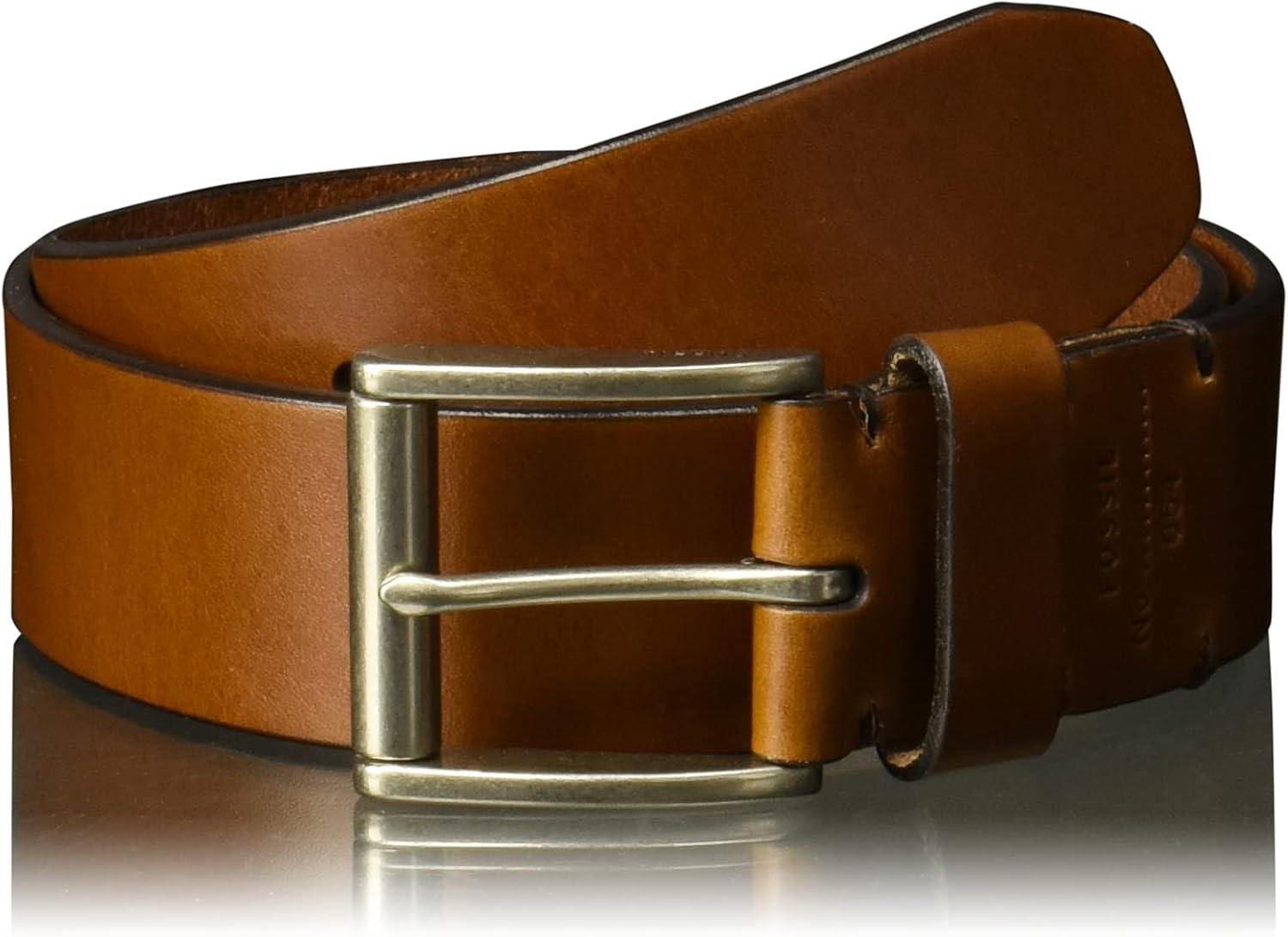 Fossil Men'S Brown Leather Dacey Belt