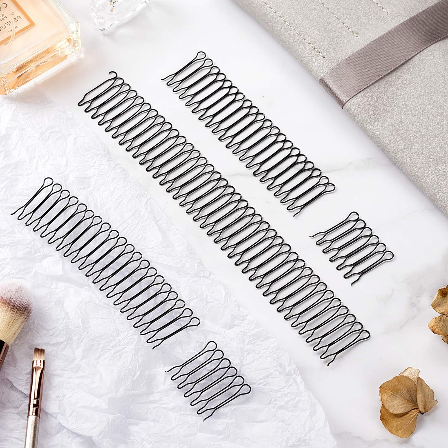 ANCIRS 12 Pack Hair Finishing Fixer Comb, U Shape Hair Accessories for Women & Girls Hairstyle