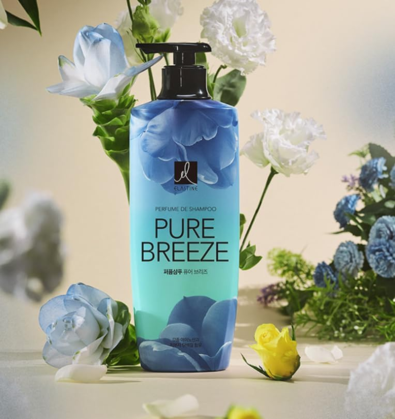 Perfumed Pure Breeze Hair Shampoo+Conditioner Set 600Mlx2 image number 1