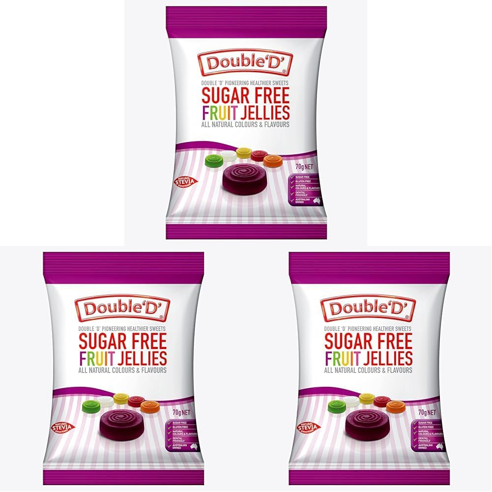 DOUBLE D FRUIT JELLIES 70G image number 1