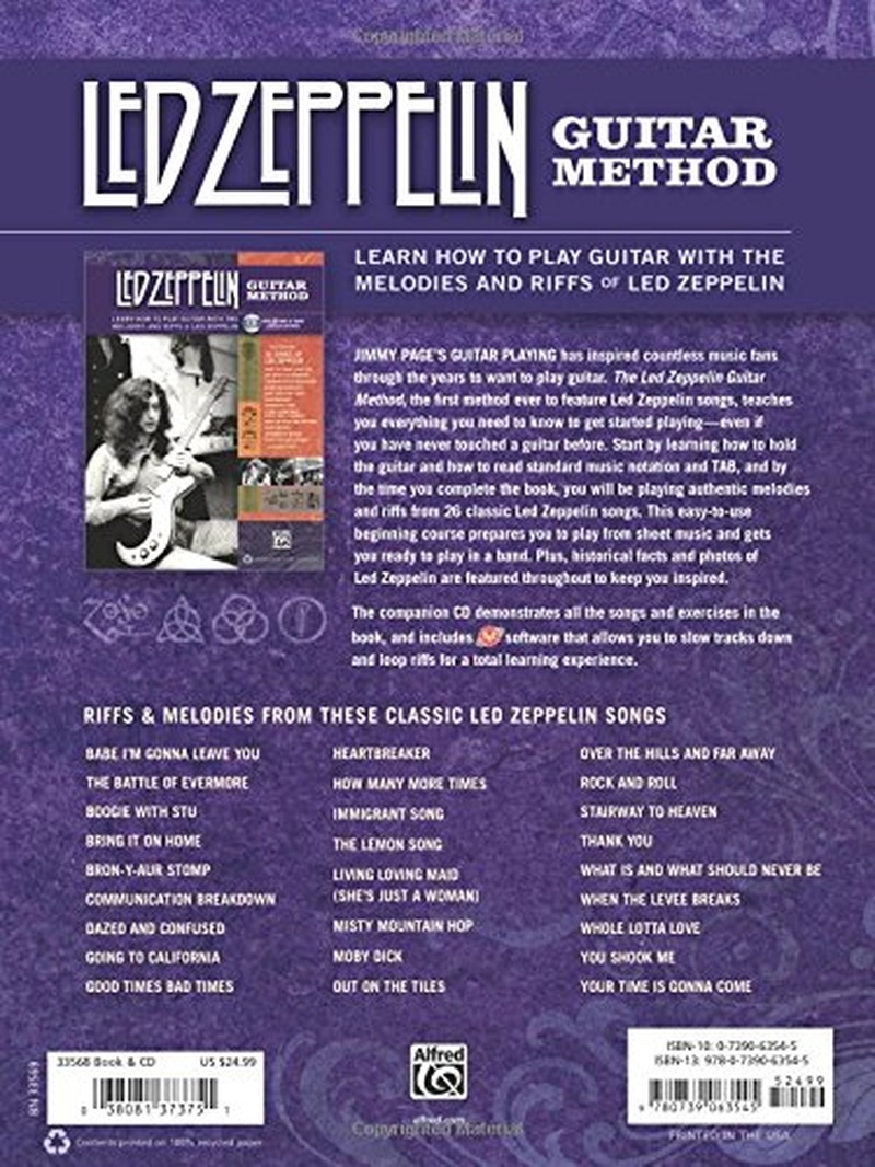 Led Zeppelin Guitar Method: Immerse Yourself in the Music and Mythology of Led Zeppelin as You Learn to Play Guitar image number 2