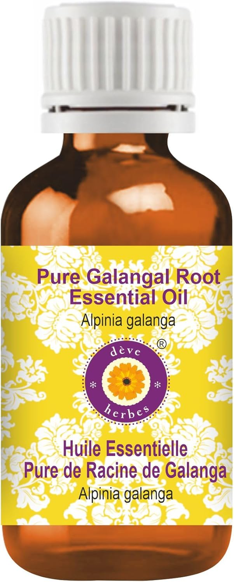 Deve Herbes Pure Galangal Root Essential Oil (Alpinia Galanga) Natural Therapeutic Grade Steam Distilled 5Ml (0.16 Oz) image number 5