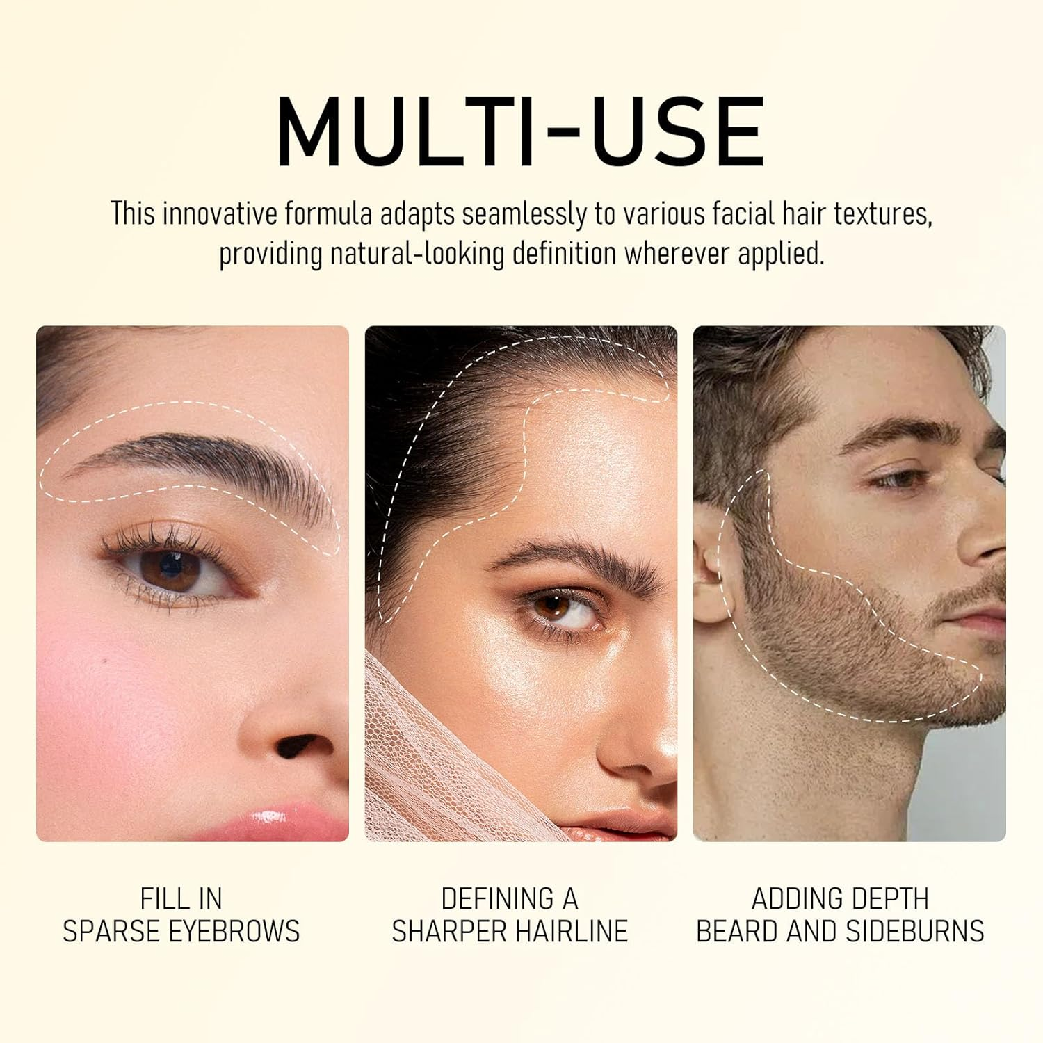 KYDA 2-In-1 Microblading Eyebrow Pen with Sealing Brow Gel, Waterproof Long Lasting Natural Eyebrow Pencil with 4 Tips, Create Natural Hair-Like Brows Makeup-02# Brown image number 5