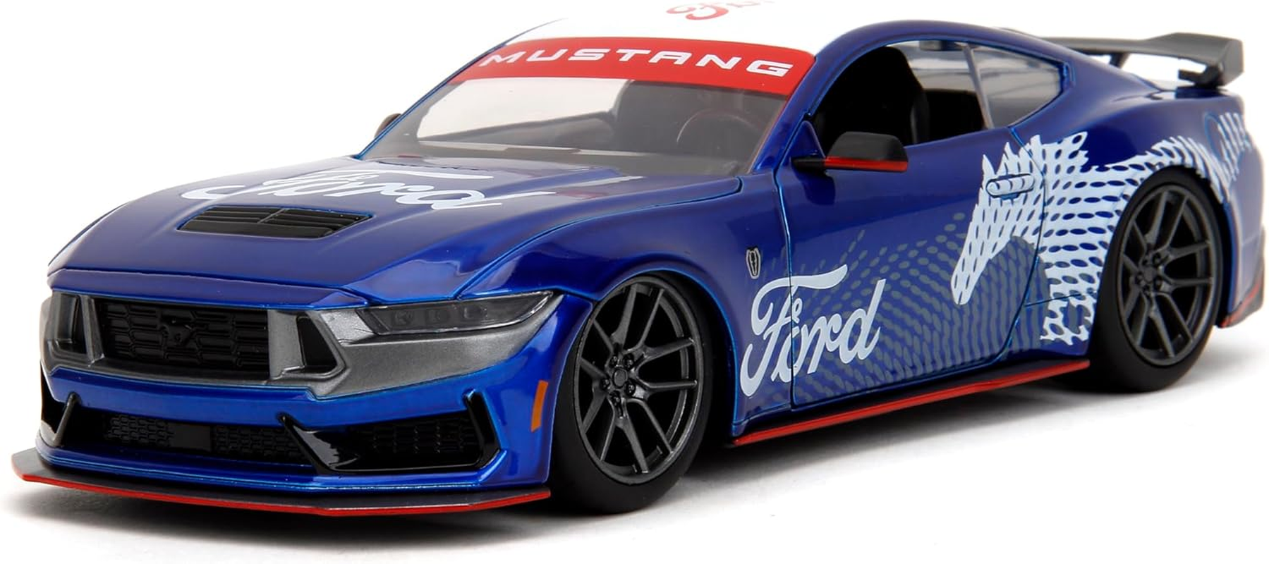 Big Time Muscle 1:24 2024 Ford Mustang GT Dark Horse Die-Cast Car, Toys for Kids and Adults image number 2