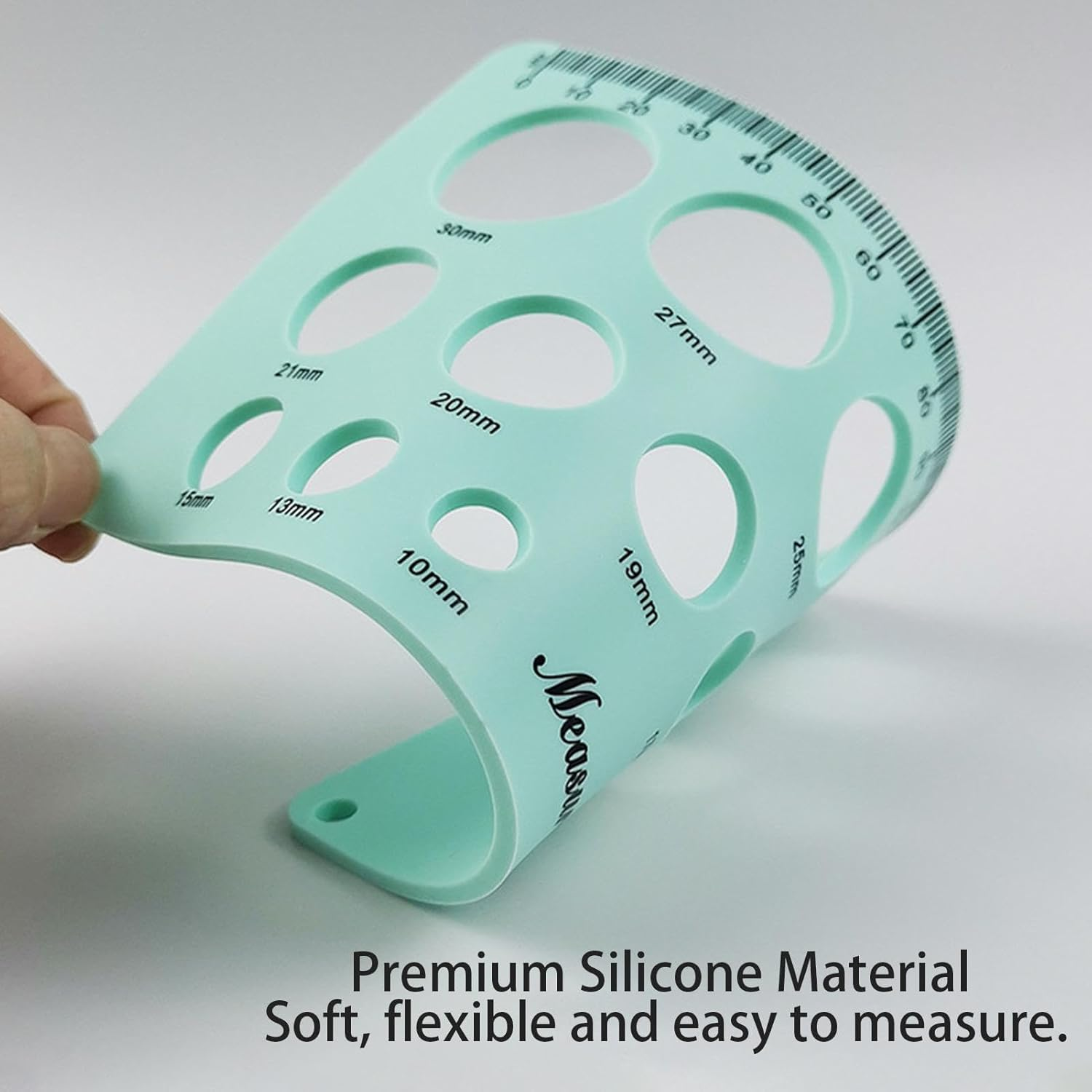 Bridle Size Guide - Breast Pump Measuring Tool, Reference Card | Practical Breastfeeding Accessory, Accurate Nipple Measurement for Optimal Comfort for New image number 3