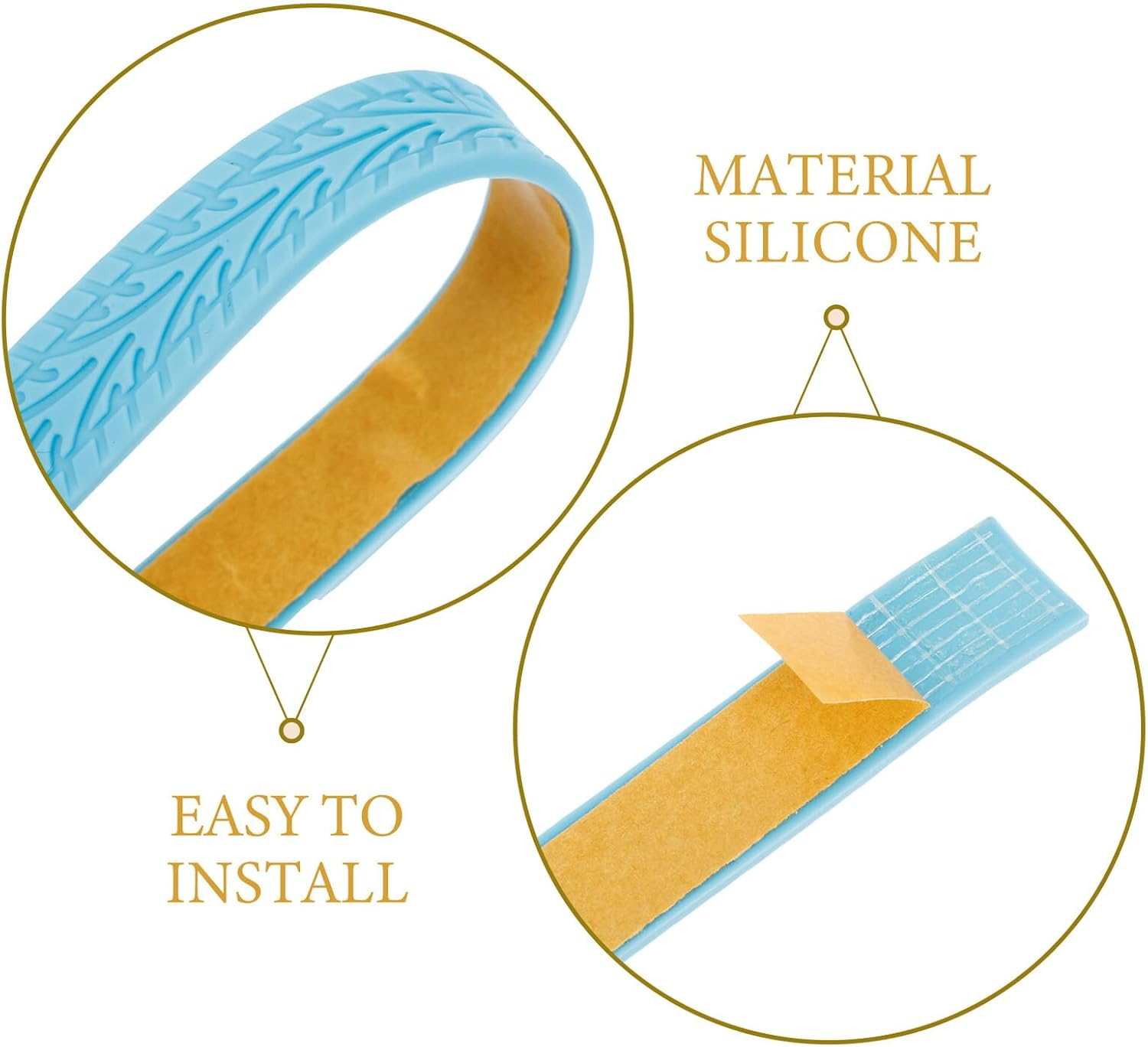 HANABASS Silicone Suitcase Wheel Protectors Luggage Feet Socks Noise-Reducing Shock-Absorbing Sturdy Travel Accessory for Hardwood Floors and Smooth Surfaces, Silent Caster Covers for Luggage Wheels image number 2