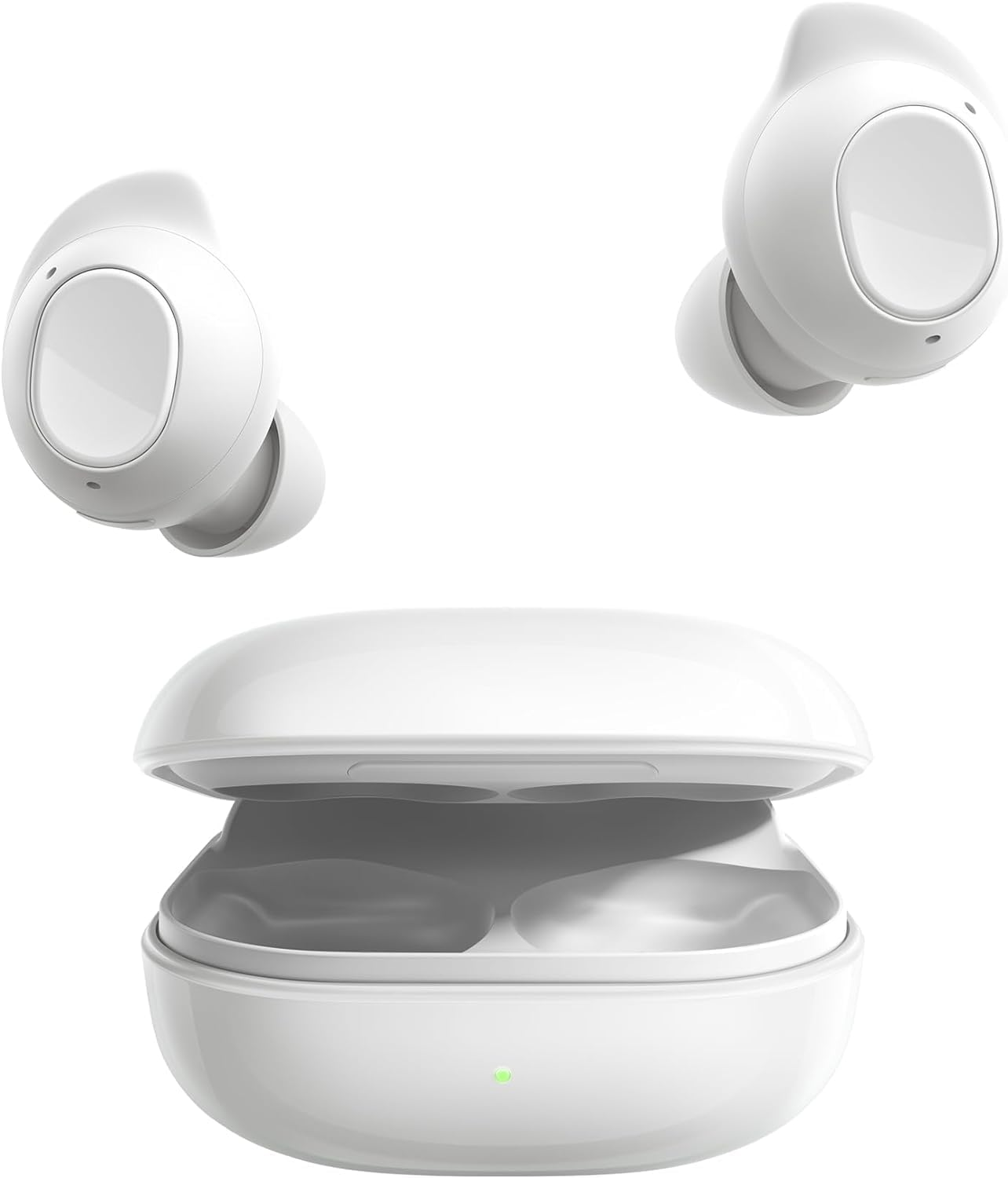 Samsung Galaxy Buds FE Wireless Bluetooth Headphones with Araree Bean Case, Active Noise Cancelling (ANC), 3 Microphones, Touch Control, Deep Bass, with Charging Cable, White [Exclusive to Amazon] image number 6
