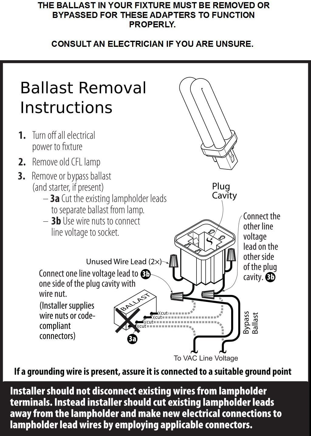 6Pcs E-Simpo&reg; 4P Gx24Q to E26/E27 Lamp Base Adapter,G24Q to Medium Edison Socket Converter,Need Bypass Ballast,Short Version 15.5Mm, 4P Conductive,Plug E26 Bulb into PL G24Q/GX24Q Socket.