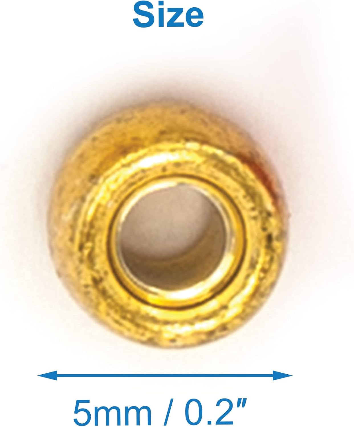 Baker Ross Jubilee Metallic Pony Beads - Pack of 400, Craft Supplies, Jewellery Making for Kids, (PJ102)