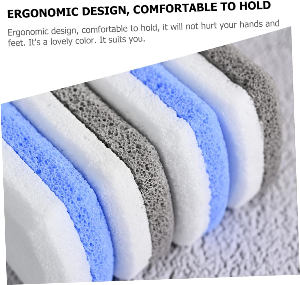 NULYLU 2Pcs Foot Scrubbers for Dead Skin Removal Multi-Functional Exfoliating Tools for Smooth Feet Professional Pedicure Supplies and Reusable and Design image number 5