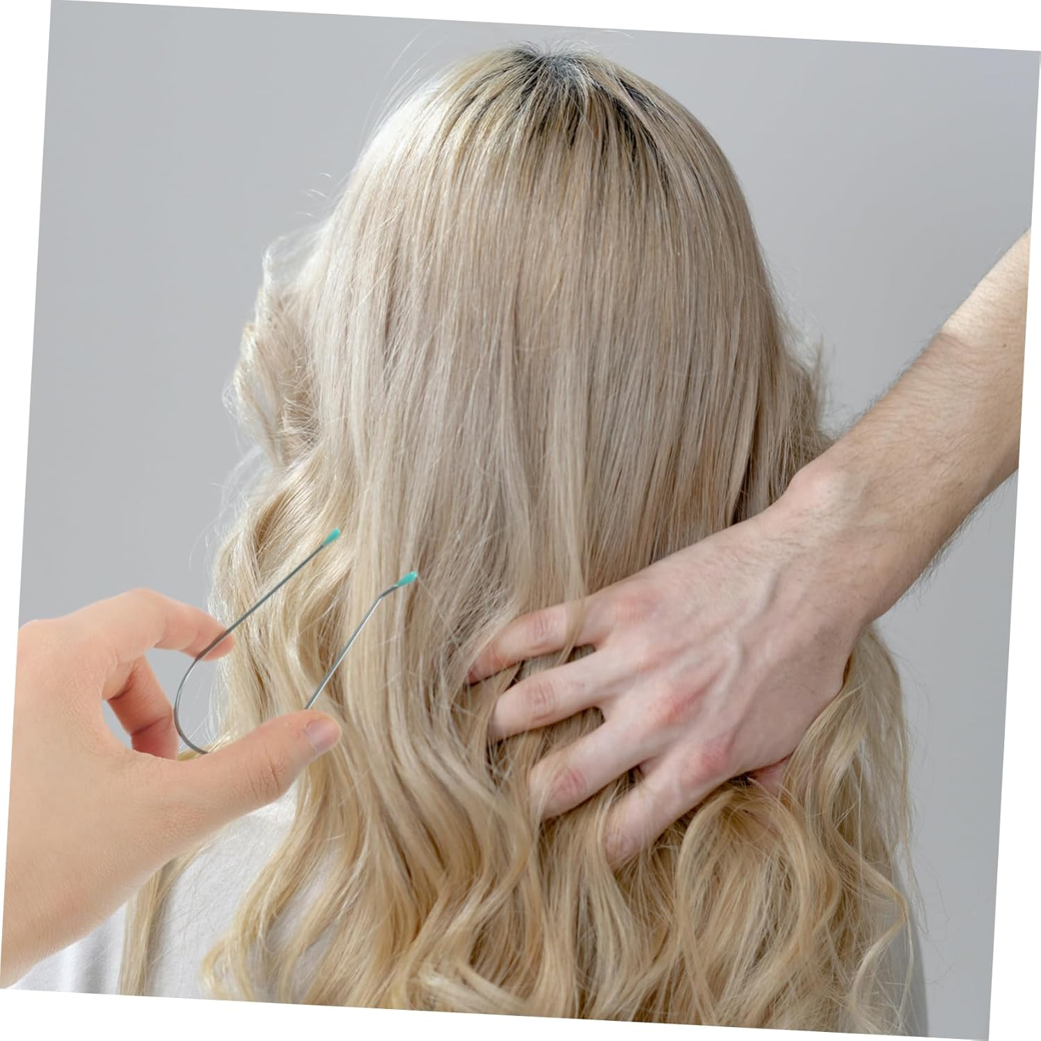 BESTYASH 8Pcs Hot Roller Clips for Electric Rollers U-Shape Curler Accessories Compatible Jumbo and Medium Hair for Salon Styling image number 3