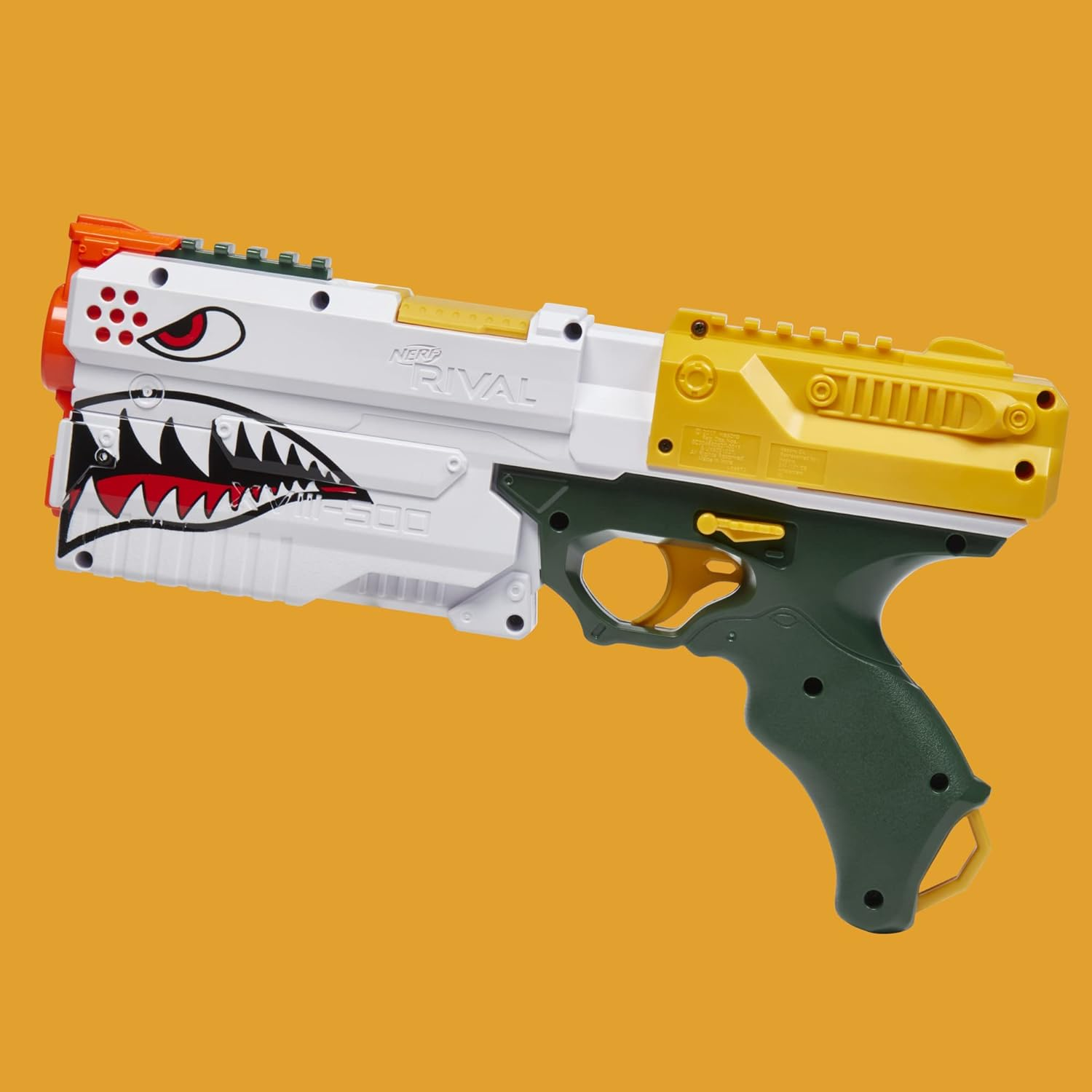 NERF Rival Kronos XVIII-500 Blaster, Breech-Load, 5 Rival Rounds, Spring Action, 90 FPS Velocity, White Color Design (Amazon Exclusive), (F4729) image number 2
