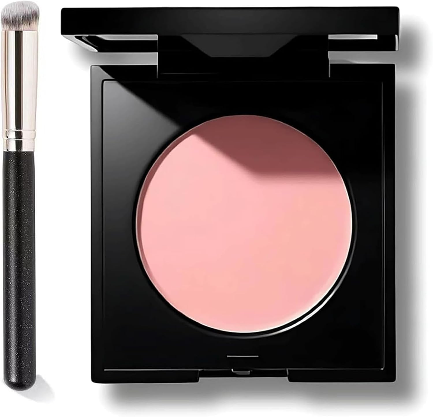 Luminance under Eye Brightener,Under Eye Corrector Pink with Brush,Cream Concealer,Effectively Cover Dark Circles,Moisturizing Waterproof Foundation