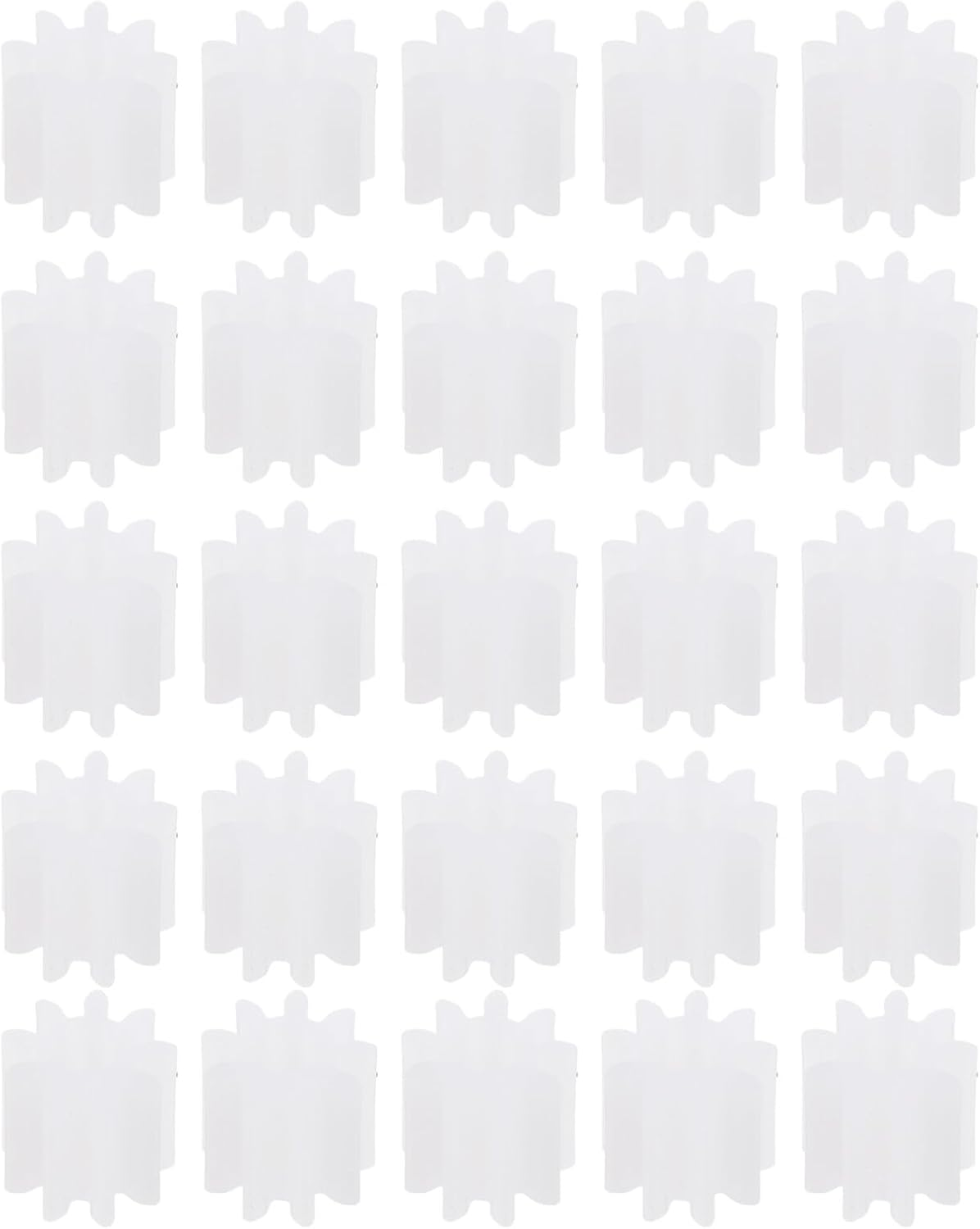 Ipetboom 25Pcs Mechanical Gears Set 5Mm Plastic Building Spare Parts for DIY Model Robots and Science Learning Activities image number 4