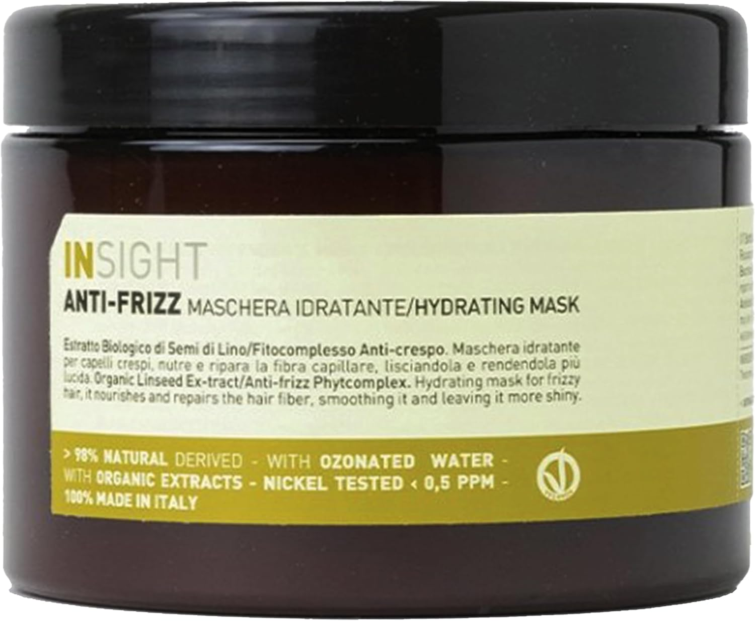 INSIGHT Anti-Frizz Hydrating Hair Mask - Hair Fiber Repair Treatment 500 Ml image number 1