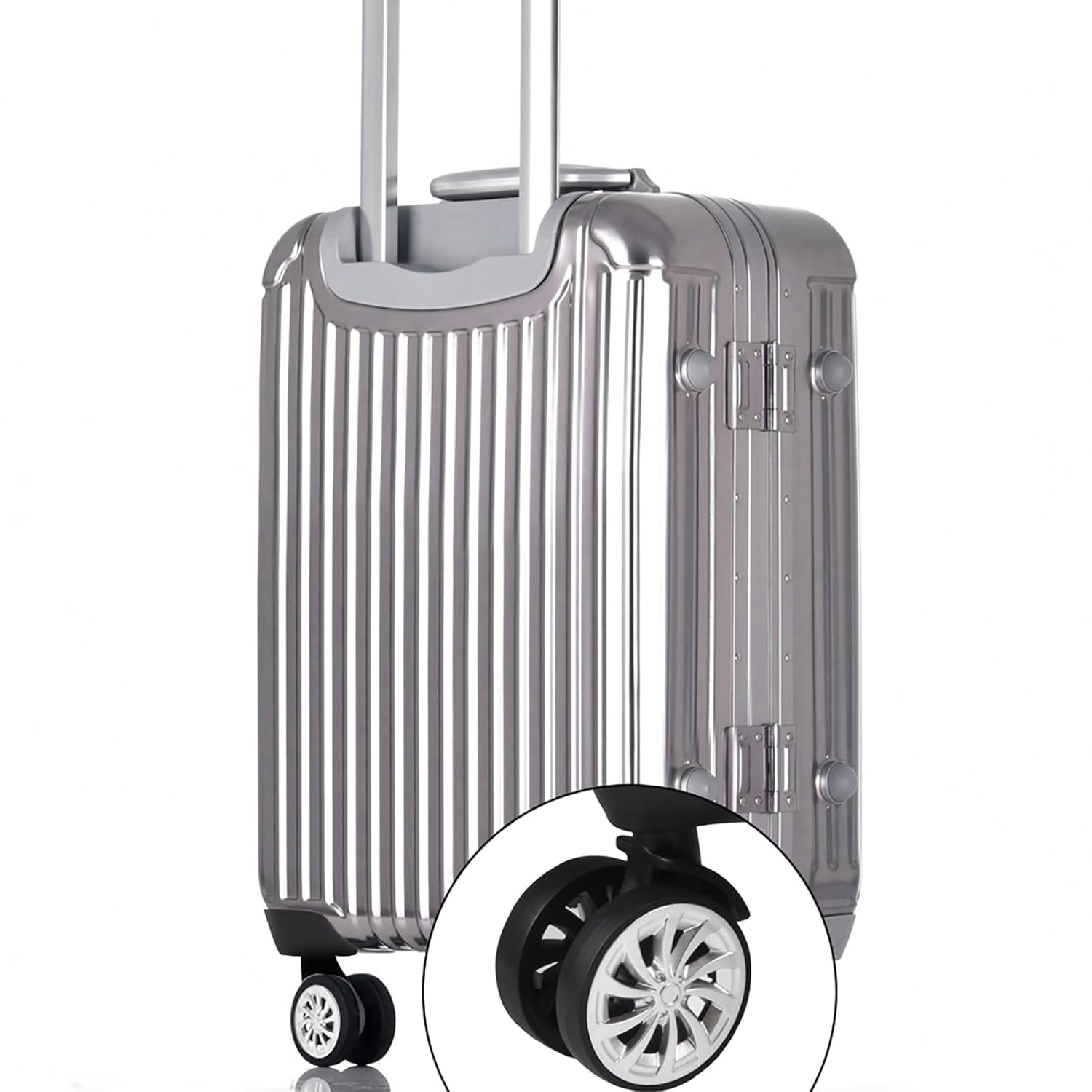 KOSDFOGE Luggage Suitcase Wheels,Swivel Wheel Replacement Luggage Travel Suitcase Wheels Plastic for Luggage Kits Pack image number 4