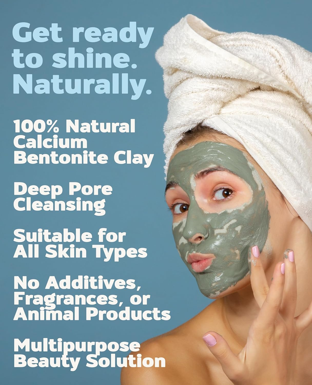 Aztec Secret &ndash; Indian Healing Clay 1 Lb &ndash; Deep Pore Cleansing Facial & Body Mask &ndash; the Original 100% Natural Calcium Bentonite Clay &ndash; New Version 2 image number 3