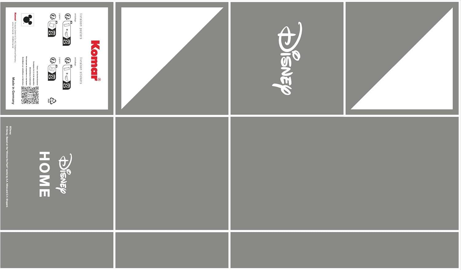 Komar Wall Sticker - Disney Moana 2 Family - Size 50 X 70 Cm - Wall Sticker for Children'S Room Wall Decoration Viana Colourful