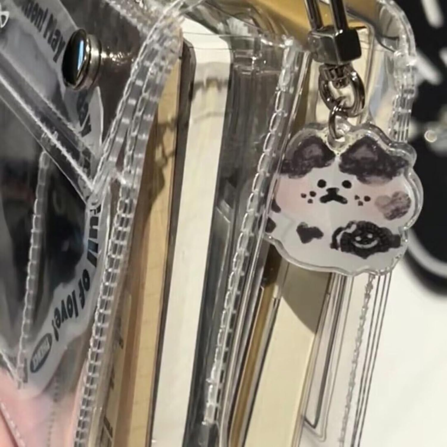 Makeup Bag - 6-Layer Pencil Bag - Portable Clear Pouch for Storage Cosmetic Toiletry Stationery School Travel Students Adults Teens image number 5