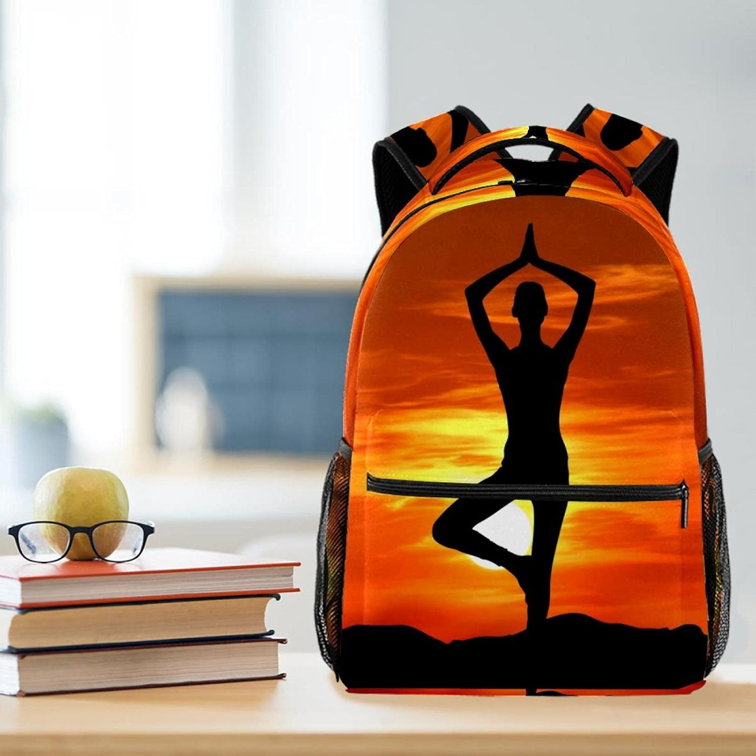 Yoga Backpack Students Shoulder Bags Travel Bag College School Tote Backpacks