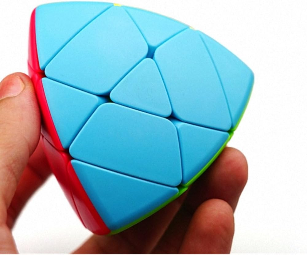 Cuberspeed Qiyi Mastermorphix Stickerless 3X3 Magic Cube Mofangge Mastermorphix Master Pyramorphix Puzzle image number 4