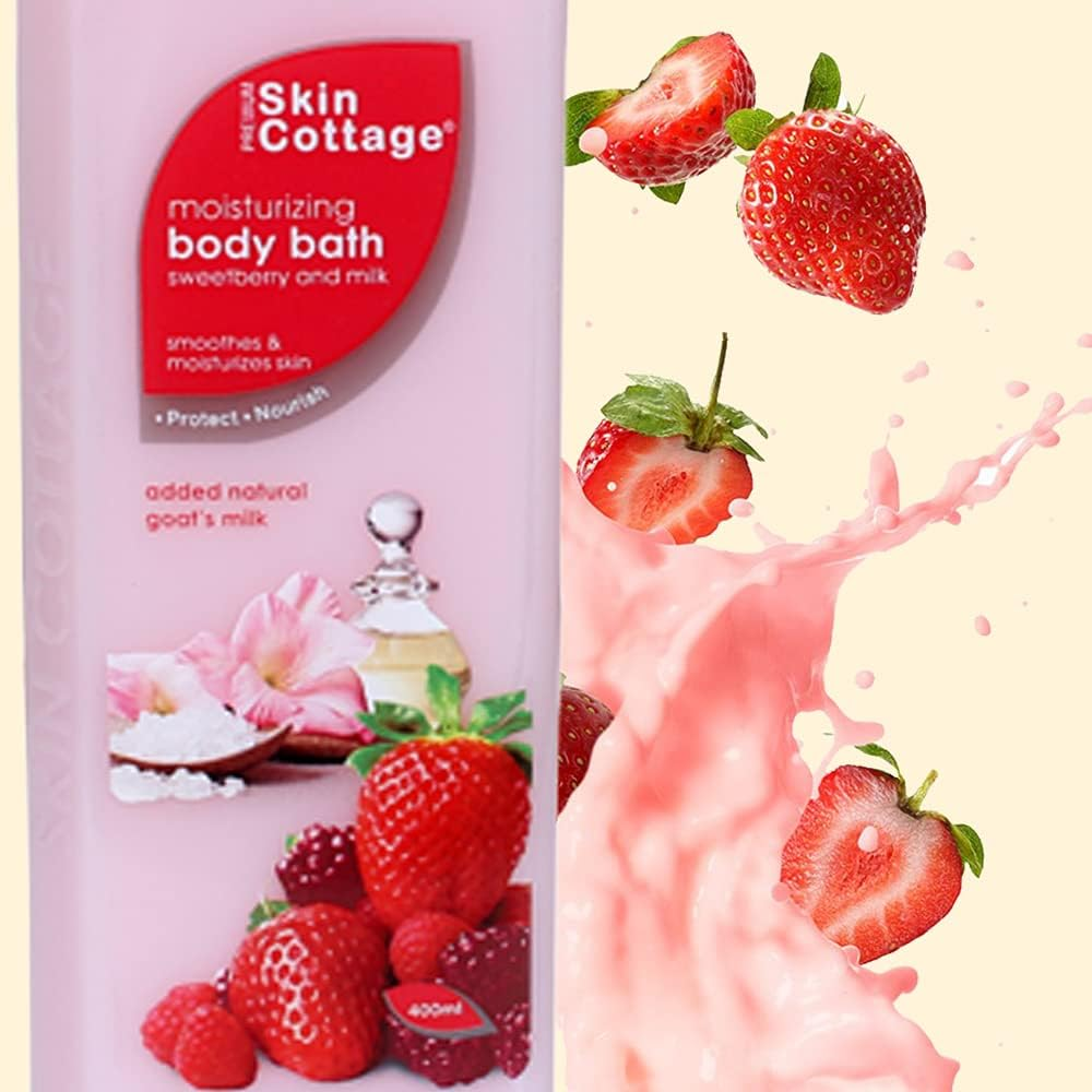 Skin Cottage - Moisturizing Body Bath - Sweet Berry & Milk 400 Ml-Ma012 image number 1