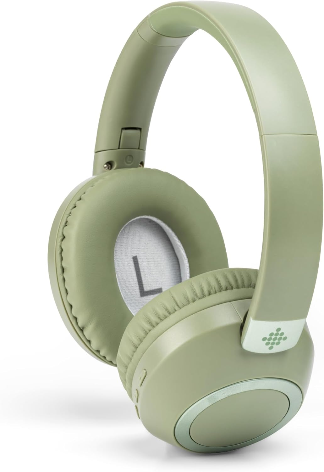 Intempo Aria Noise Cancelling Headphones - Wireless Bluetooth Over-Ear Headphones, up to 50 Hours Playback Time, Active Noise Cancelling, Foldable Design, Type-C Charging Cable Included, Green