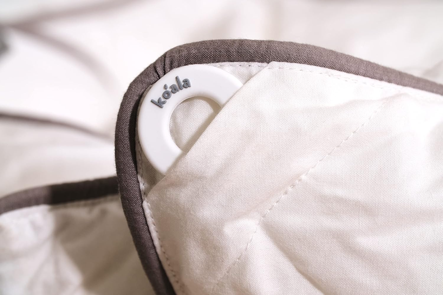 Koala All Seasons White Duvet Insert/Hypoallergenic, Alternative Quilted Bedding Comforters with Duvet Tabs/Machine Washable, Lightweight Soft Cloud Feel Duvet Insert, Queen image number 1