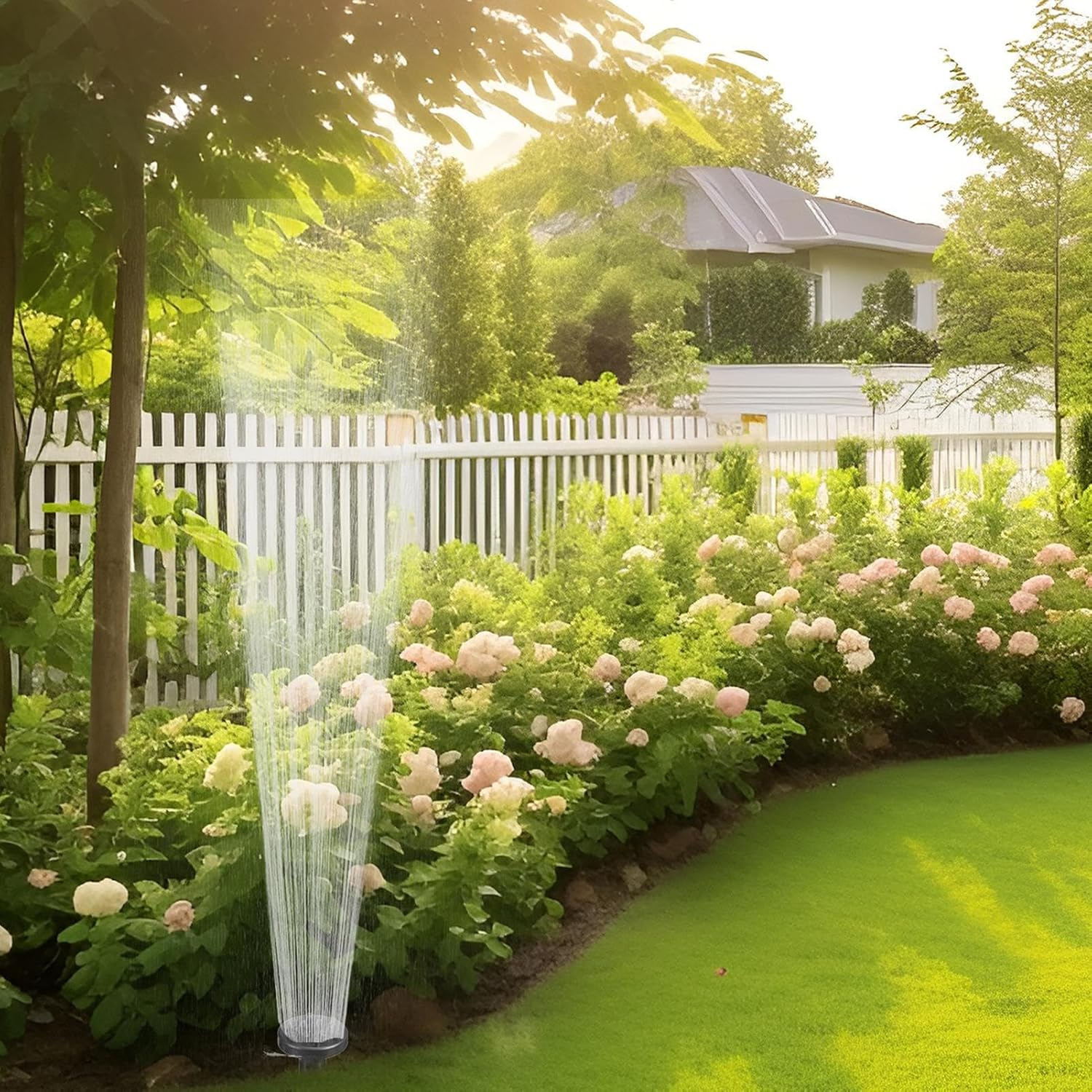 Solar Pond Pump,15W Solar Charger DC Fountain Pump for Garden | Adjustable Watering System Garden Decor for Yard Lawn Balcony Pool Pathway Ground Wedding Holiday image number 4