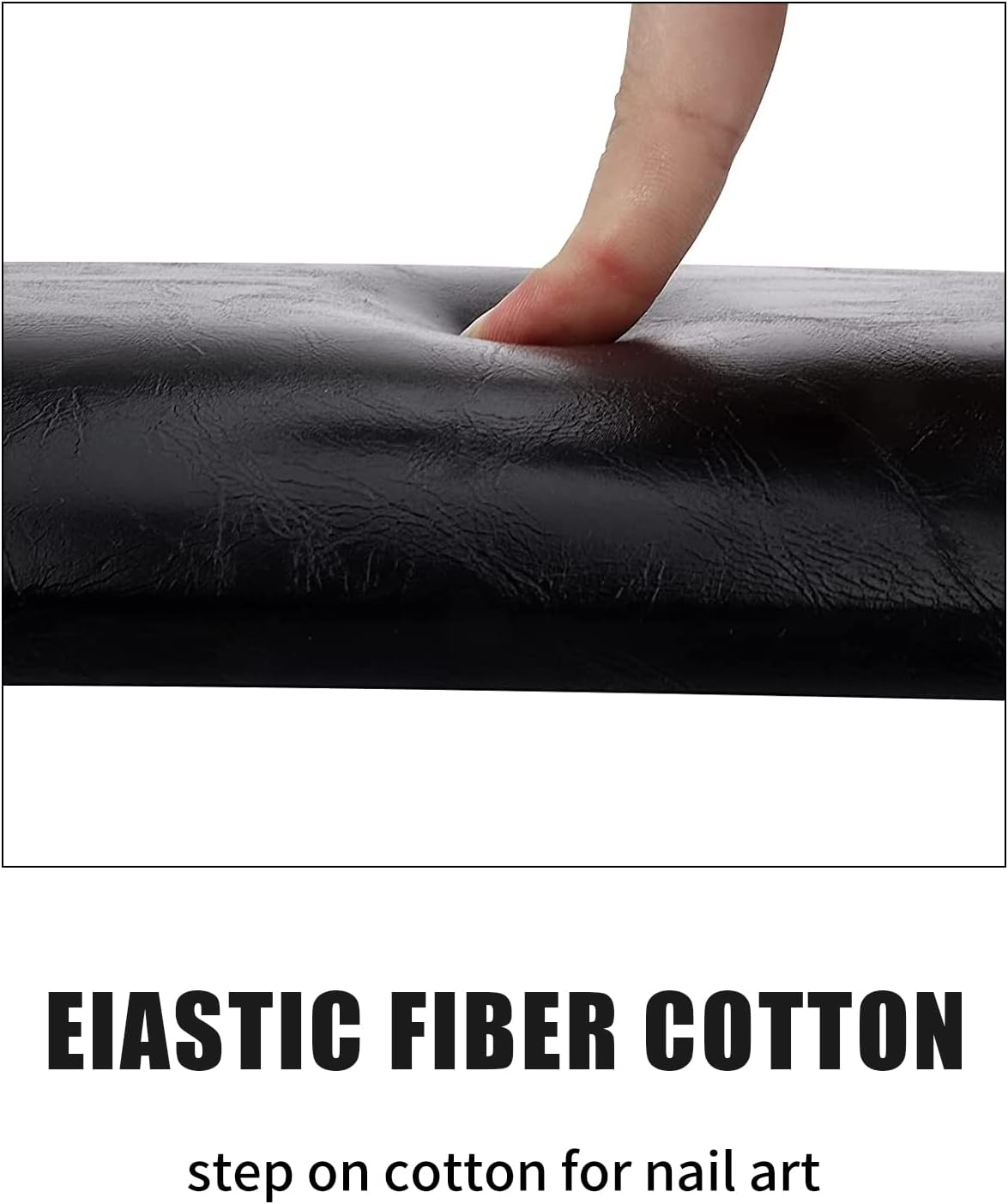 Nail Arm Rest for Acrylic Nails, Microfiber Leather Nail Hand Rest Cushion for Nails, Soft Hand Pillow Footstool with 4 Stainless Steel Stands Thick Sponge Nail Pillow for Nail Tech Use (Black) - Black image number 5